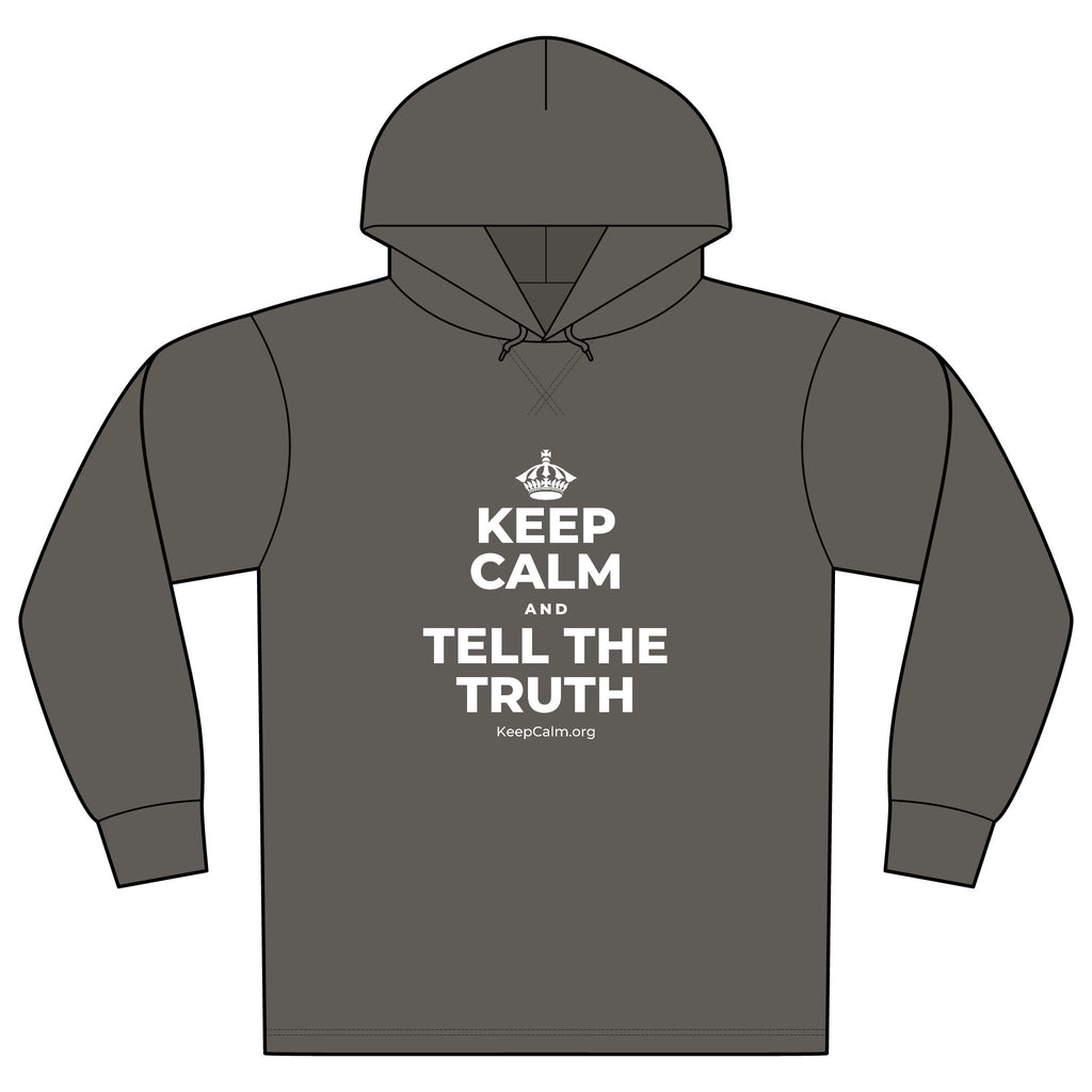 KEEP CALM AND TELL THE TRUTH Organic Hoodie Tee