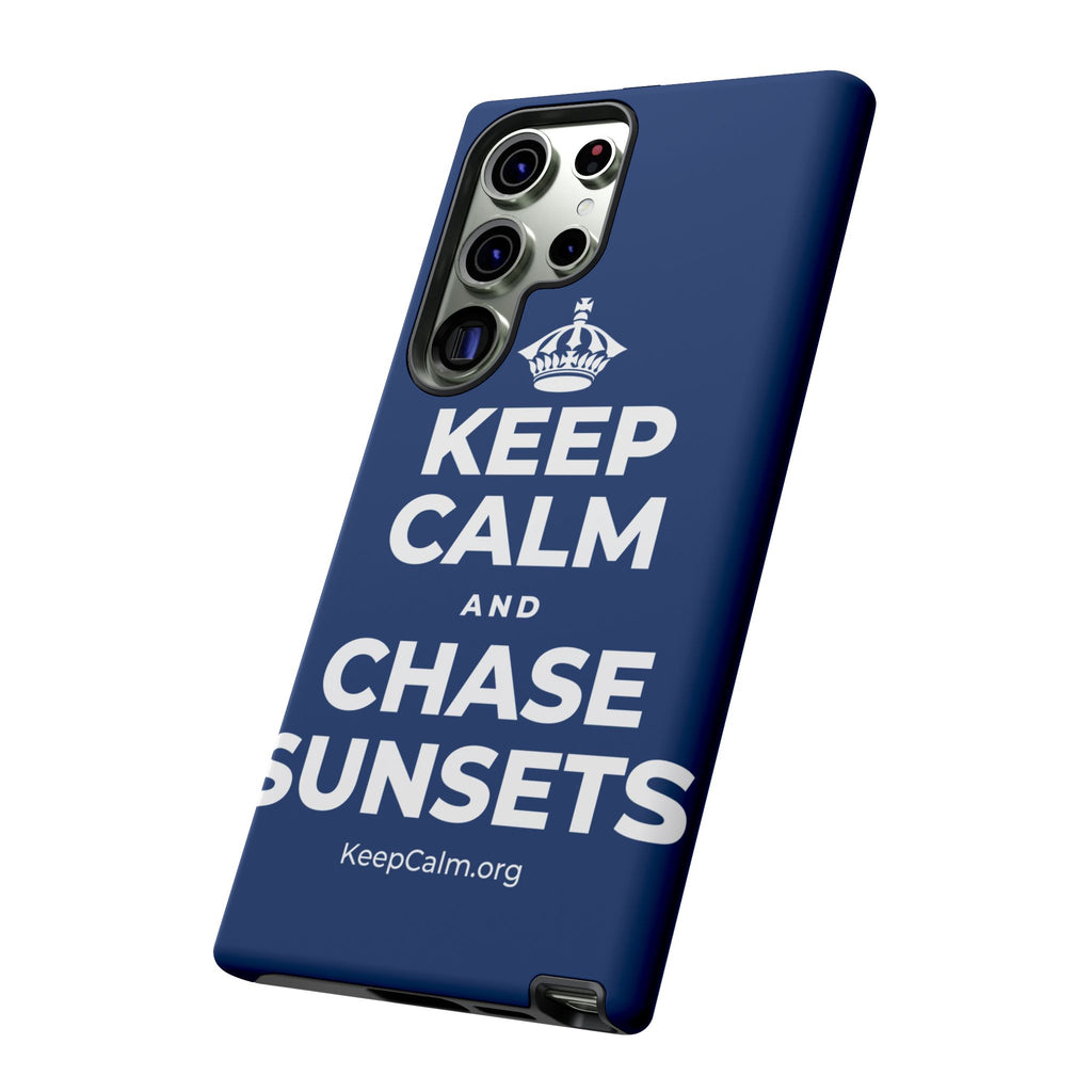 KEEP CALM AND CHASE SUNSETS Phone Case