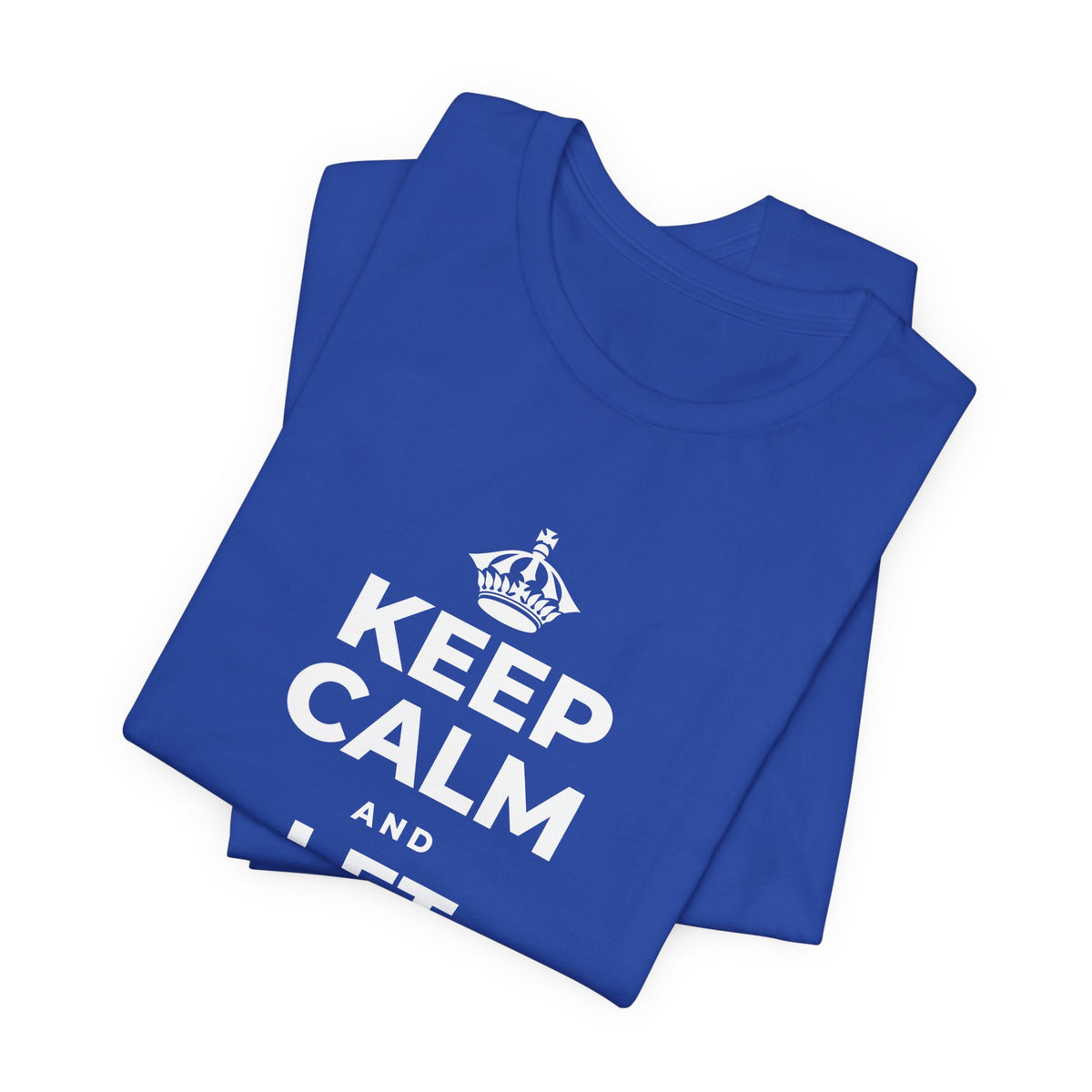 KEEP CALM AND LET YOURSELF ENJOY IT T-Shirt (Soft Cream–Heather Mauve)