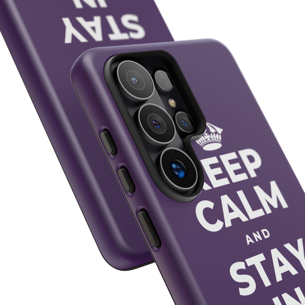 KEEP CALM AND STAY IN AND REST Phone Case