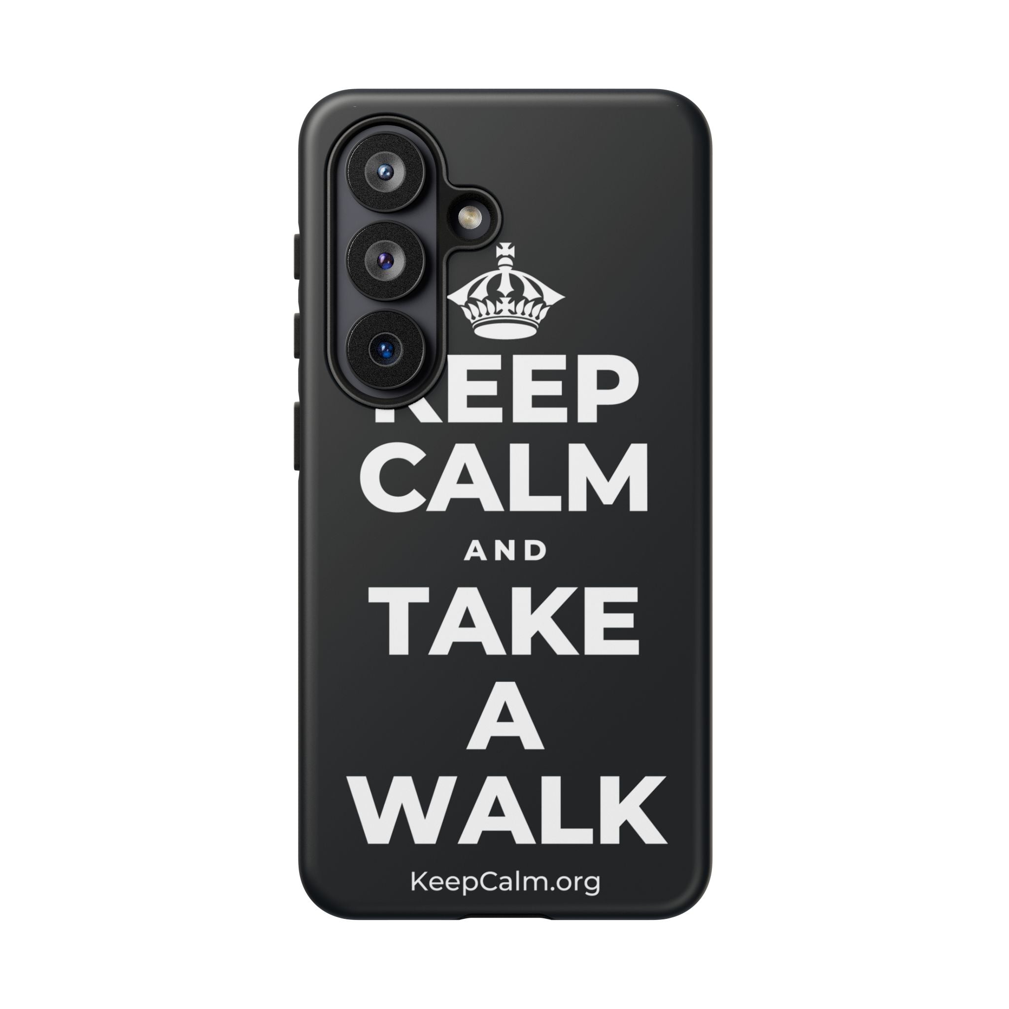 KEEP CALM AND TAKE A WALK Phone Case (Dark)