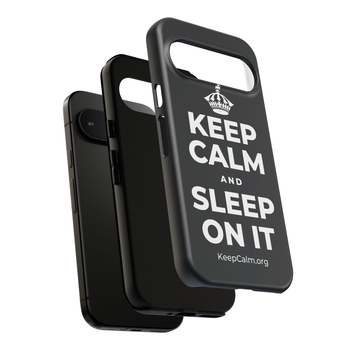 KEEP CALM AND SLEEP ON IT Phone Case (Dark)
