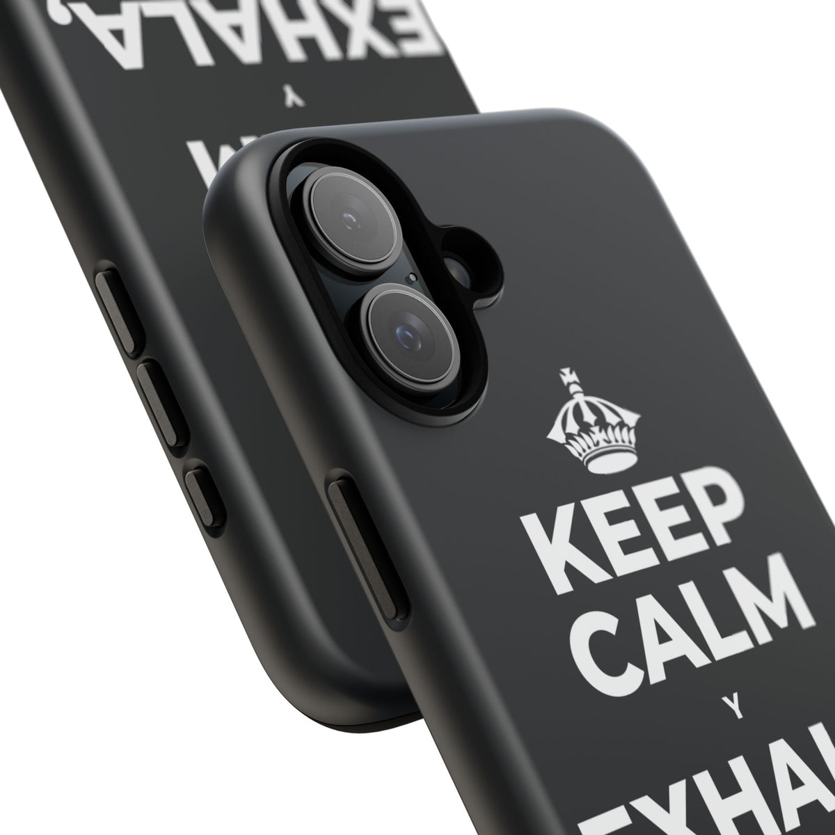 KEEP CALM Y EXHALA, ES VIERNES Phone Case (Dark)