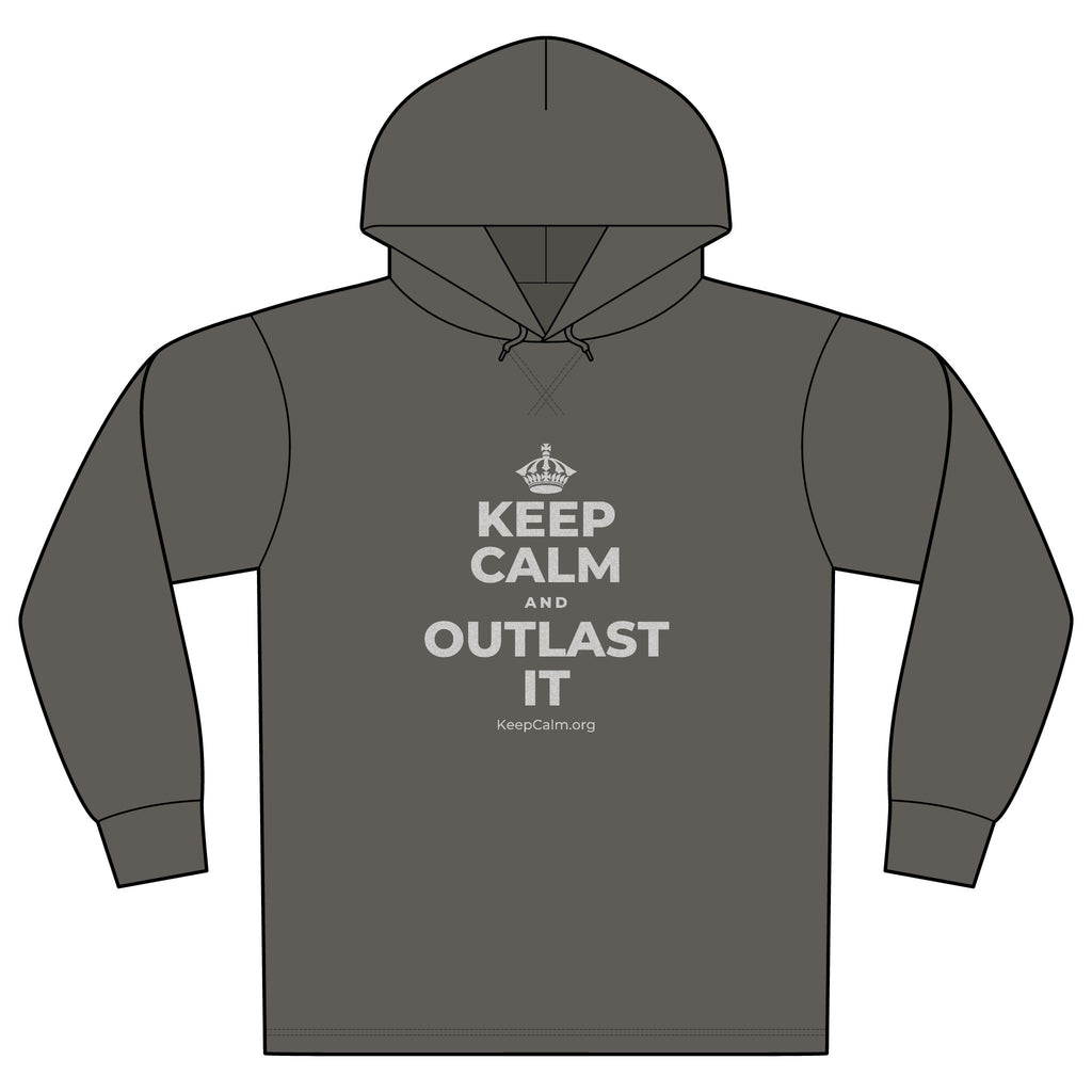 KEEP CALM AND OUTLAST IT Organic Hoodie Tee