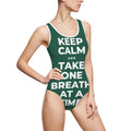 KEEP CALM AND TAKE ONE BREATH AT A TIME One-Piece Swimsuit