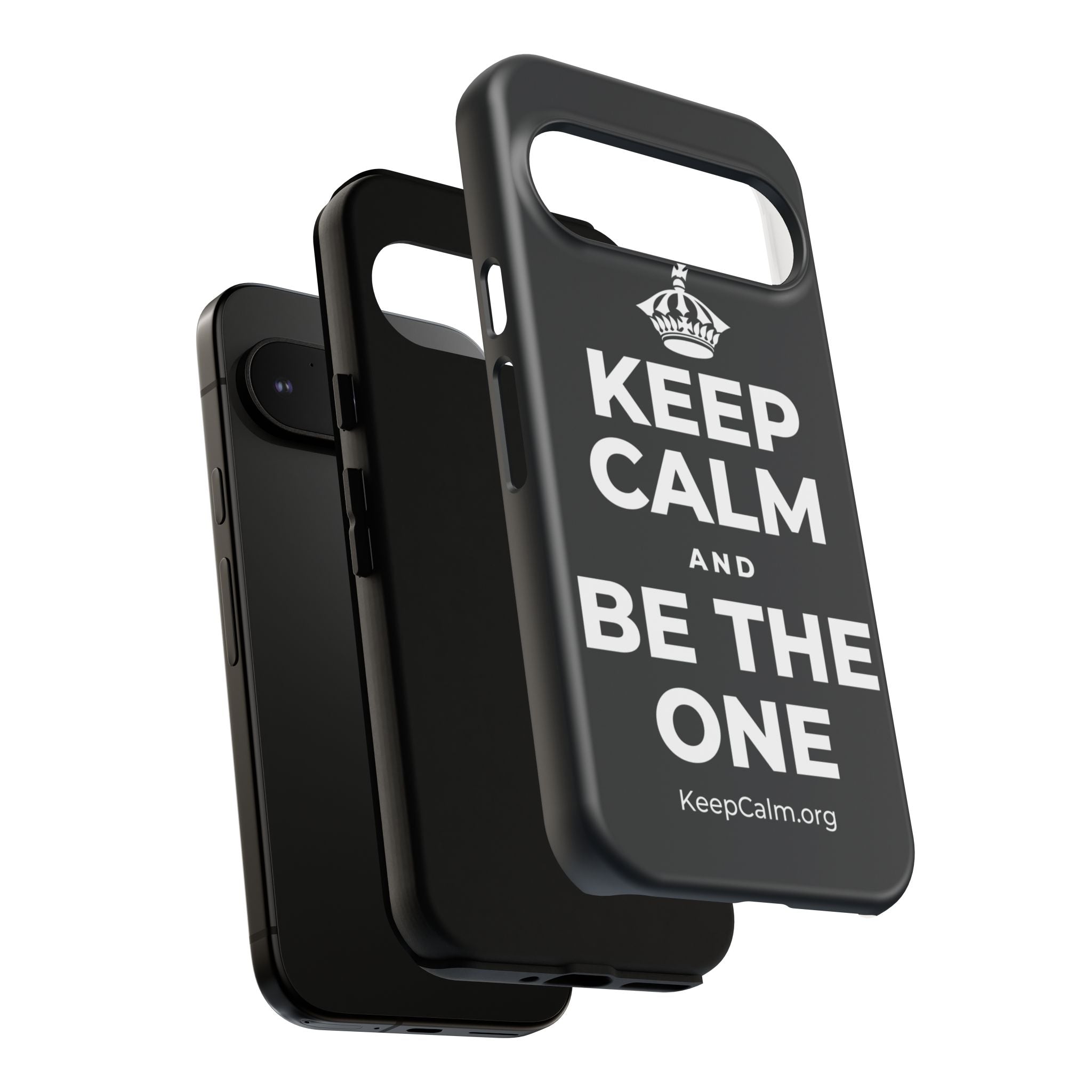 KEEP CALM AND BE THE ONE Phone Case (Dark)