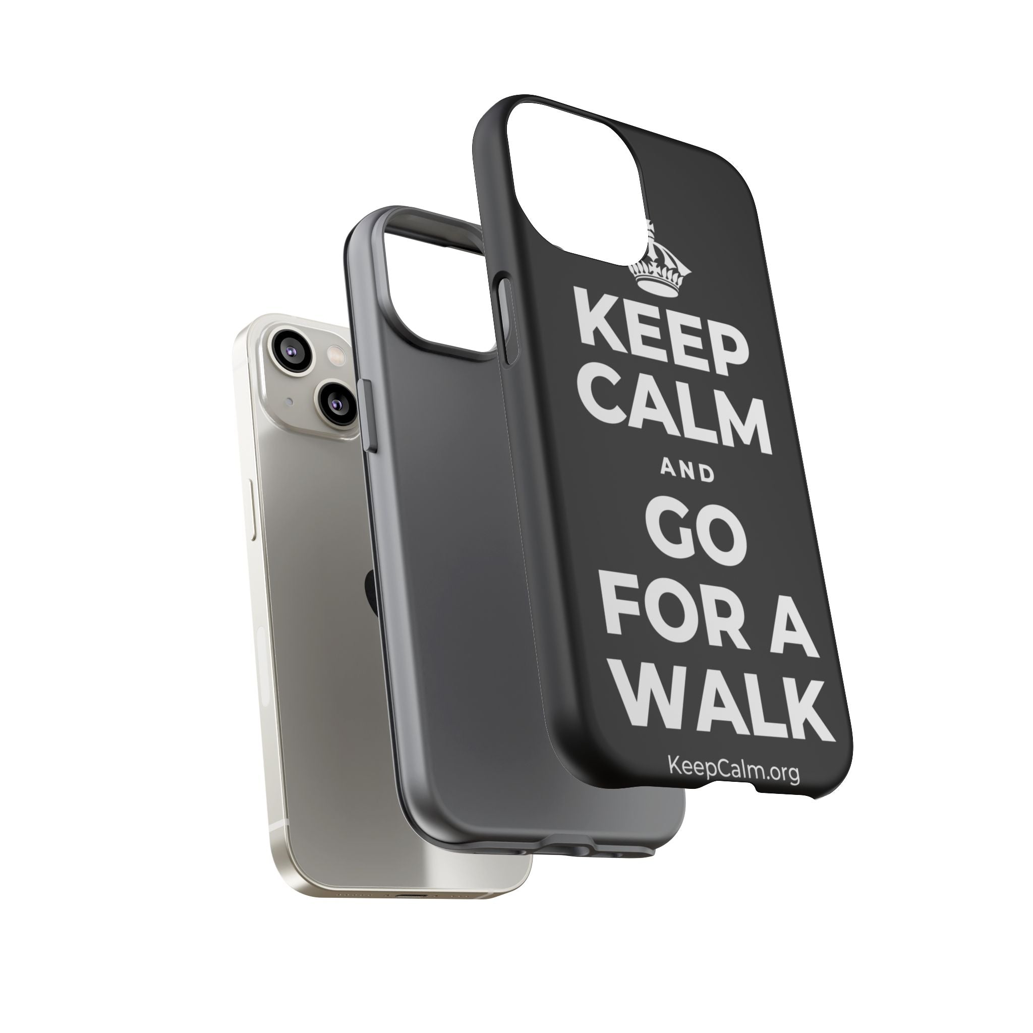 KEEP CALM AND GO FOR A WALK Phone Case