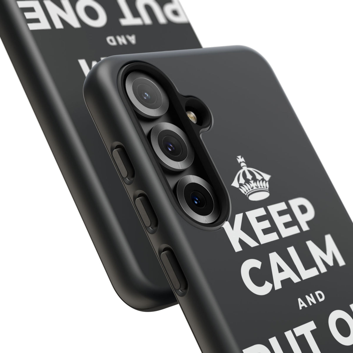 KEEP CALM AND PUT ONE THING RIGHT Phone Case (Dark)