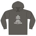 KEEP CALM AND SING WHILE YOU COOK Organic Hoodie Tee
