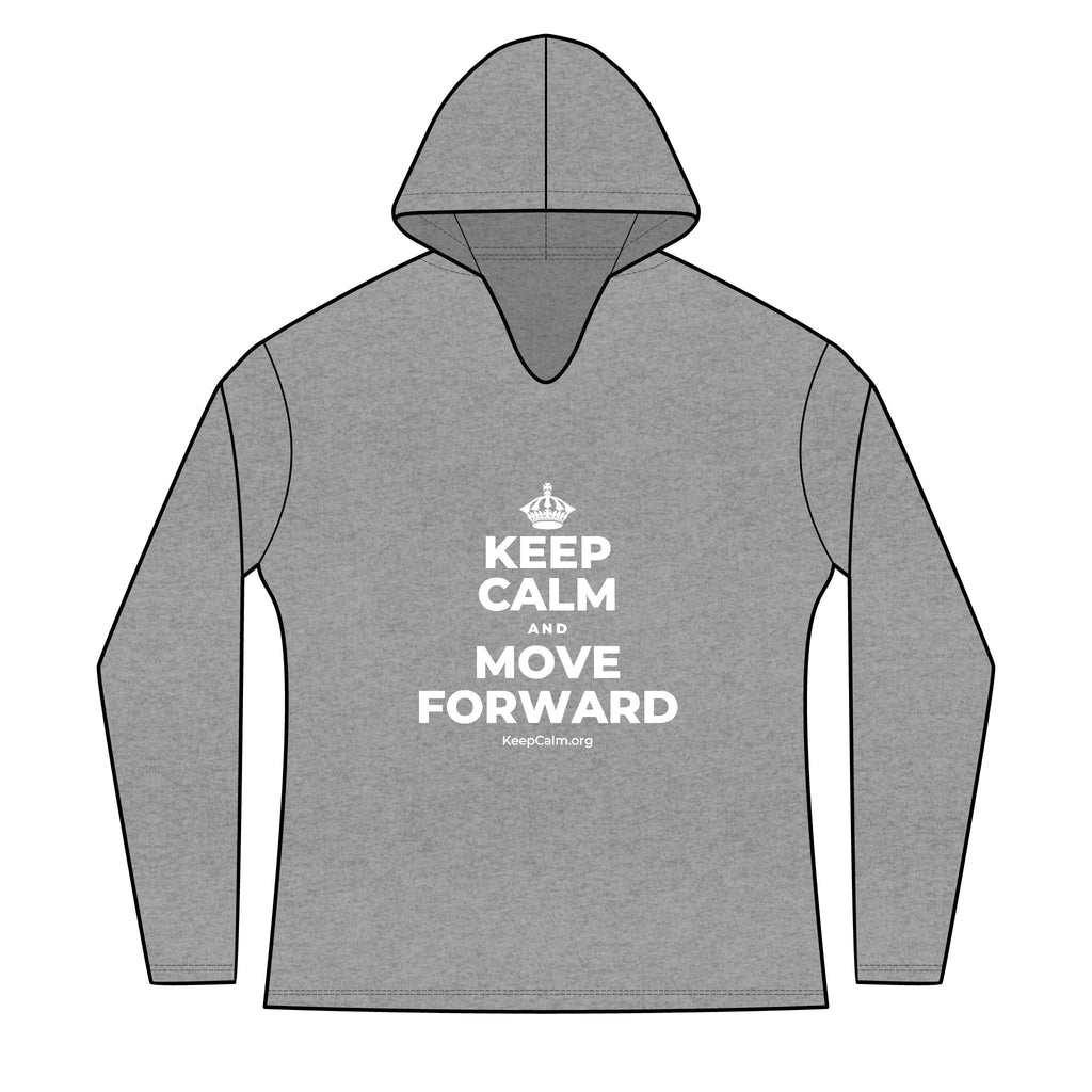 KEEP CALM AND MOVE FORWARD Women's Long Sleeve Hoodie