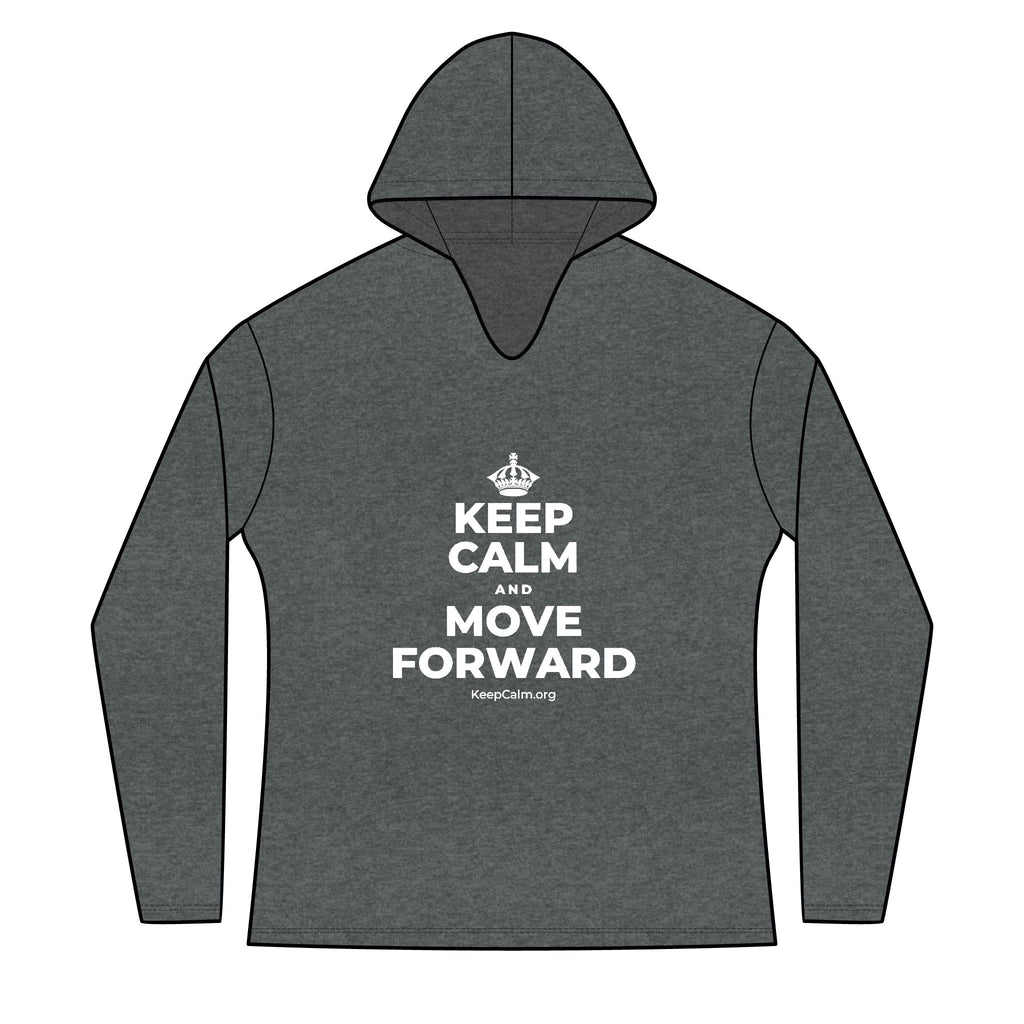 KEEP CALM AND MOVE FORWARD Women's Long Sleeve Hoodie