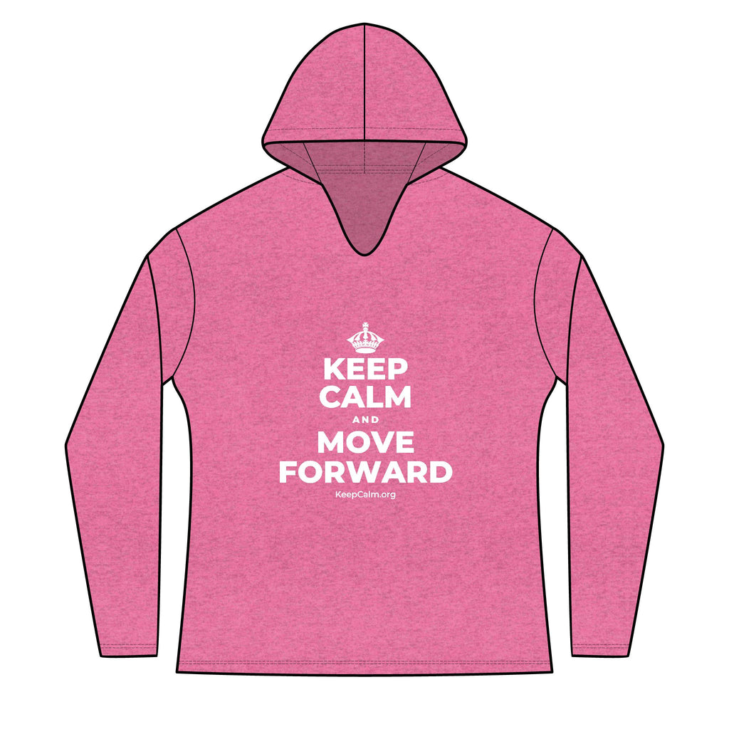 KEEP CALM AND MOVE FORWARD Women's Long Sleeve Hoodie