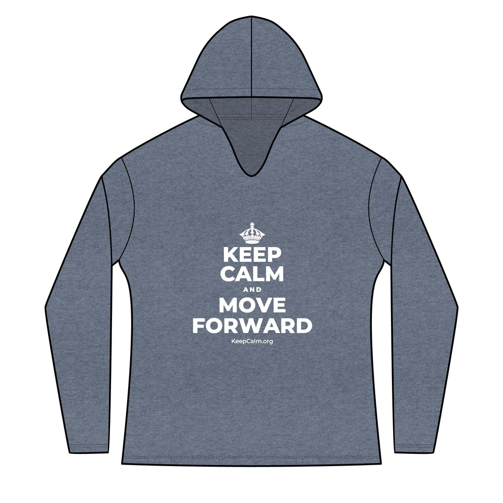 KEEP CALM AND MOVE FORWARD Women's Long Sleeve Hoodie