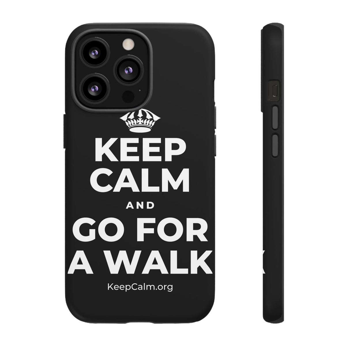 KEEP CALM AND GO FOR A WALK Phone Case