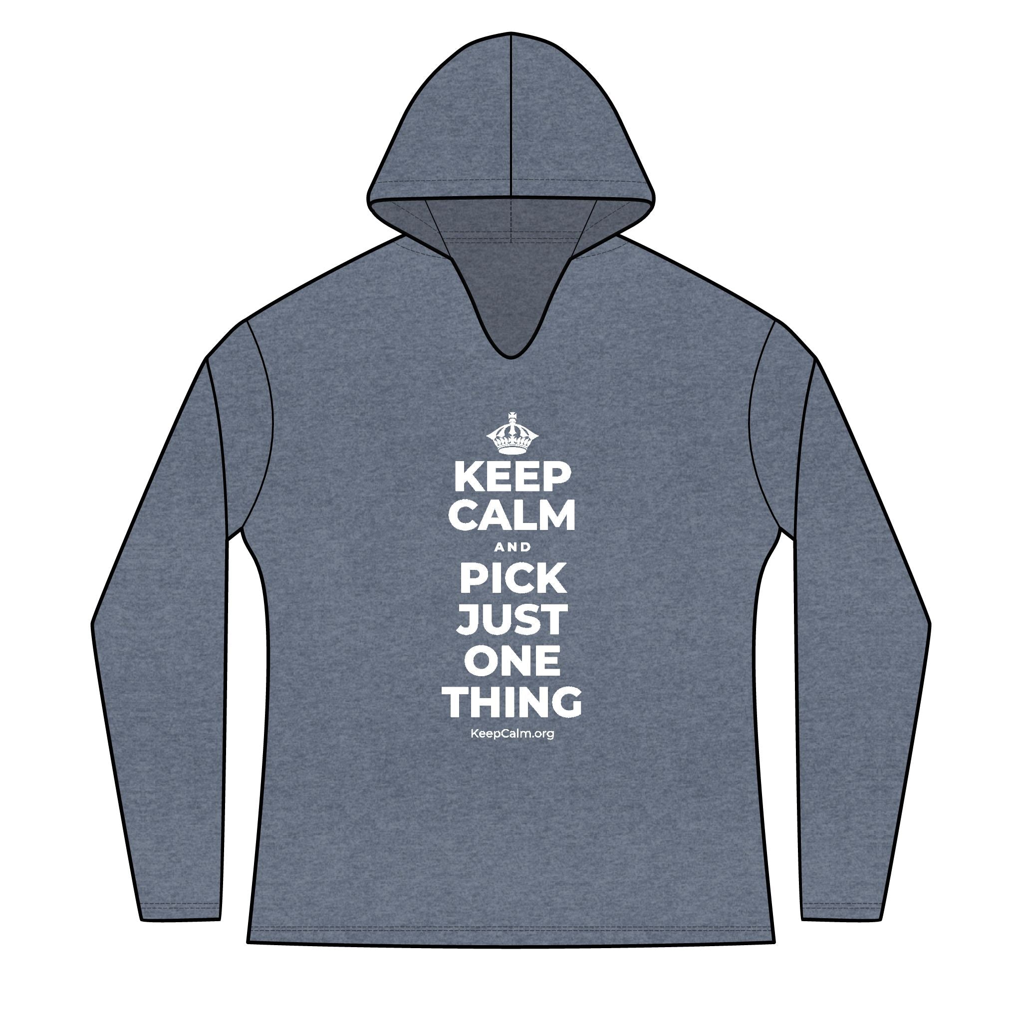 KEEP CALM AND PICK JUST ONE THING Women's Long Sleeve Hoodie