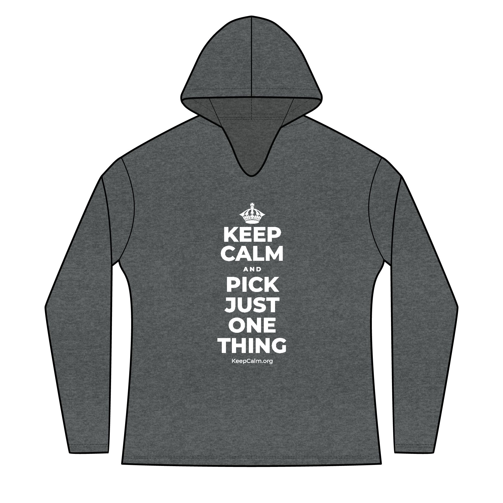 KEEP CALM AND PICK JUST ONE THING Women's Long Sleeve Hoodie