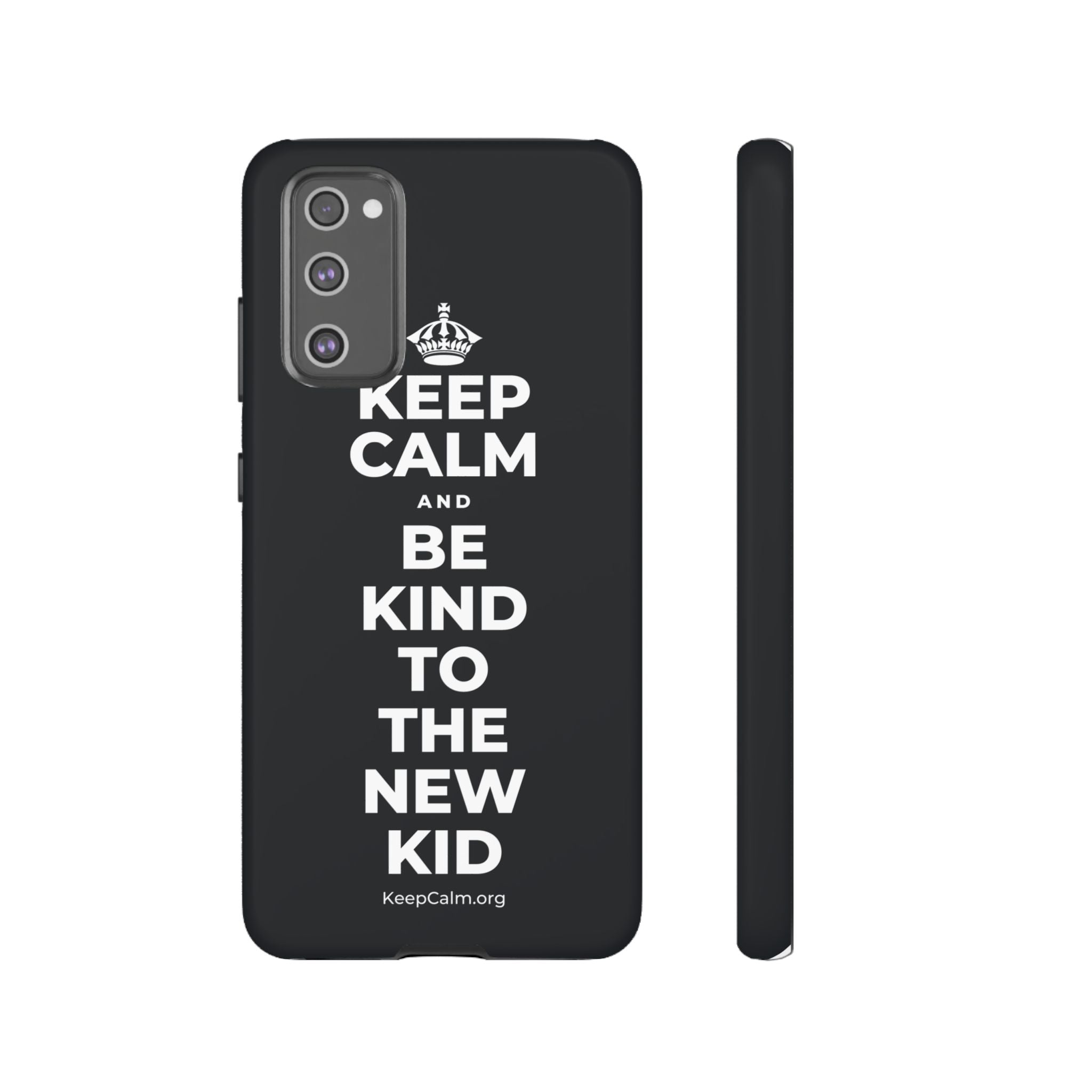 KEEP CALM AND BE KIND TO THE NEW KID Phone Case (Dark)