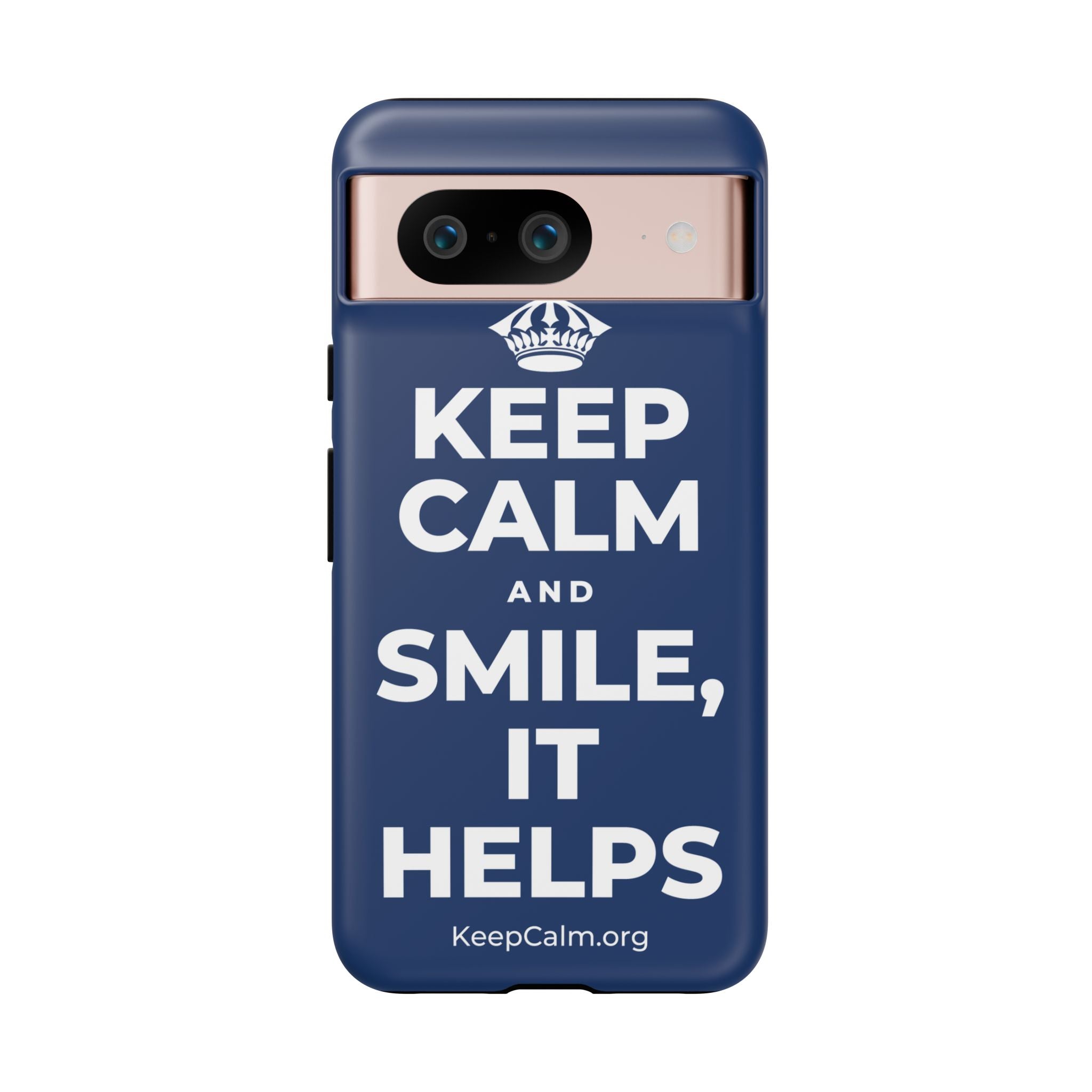 KEEP CALM AND SMILE, IT HELPS Phone Case