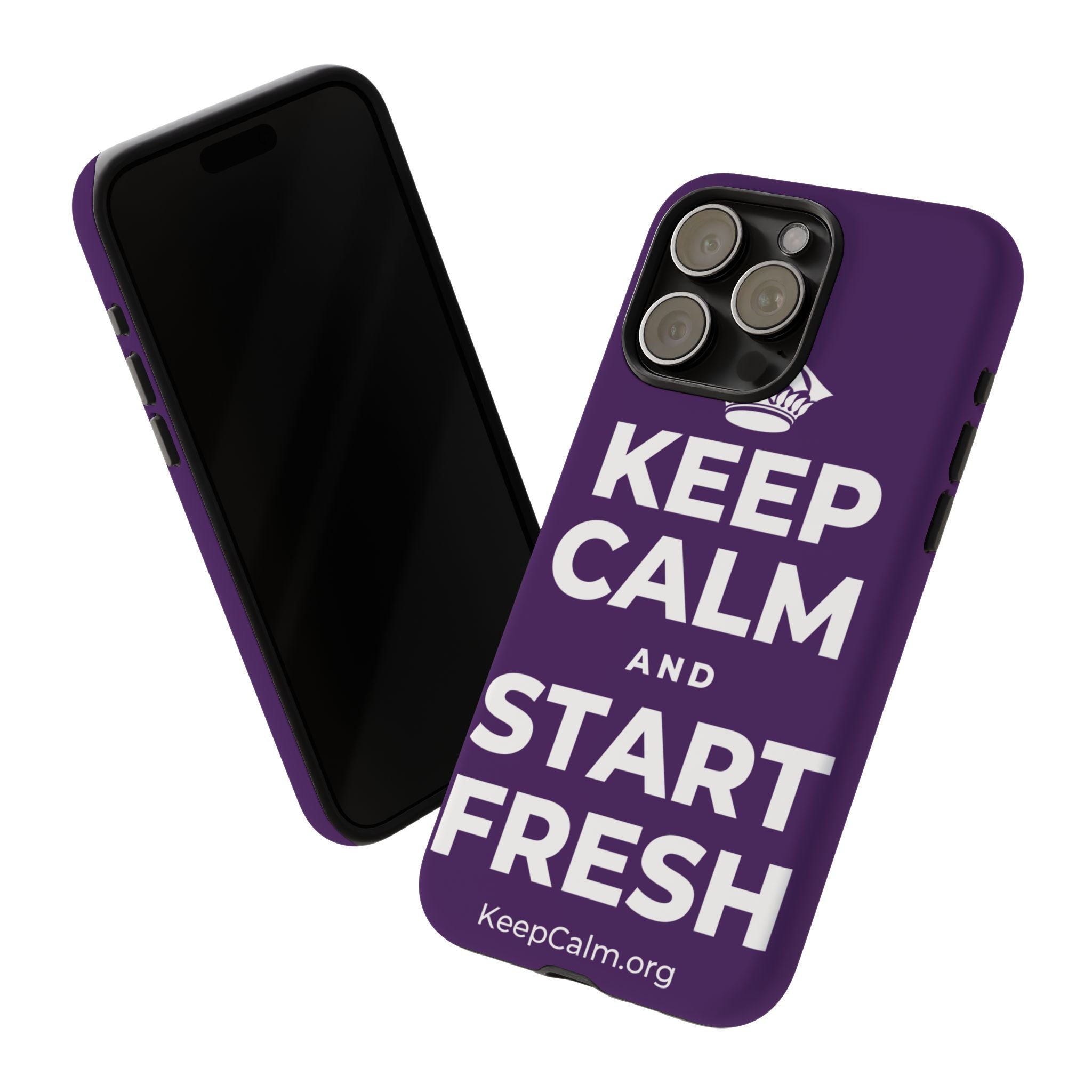 KEEP CALM AND START FRESH Phone Case