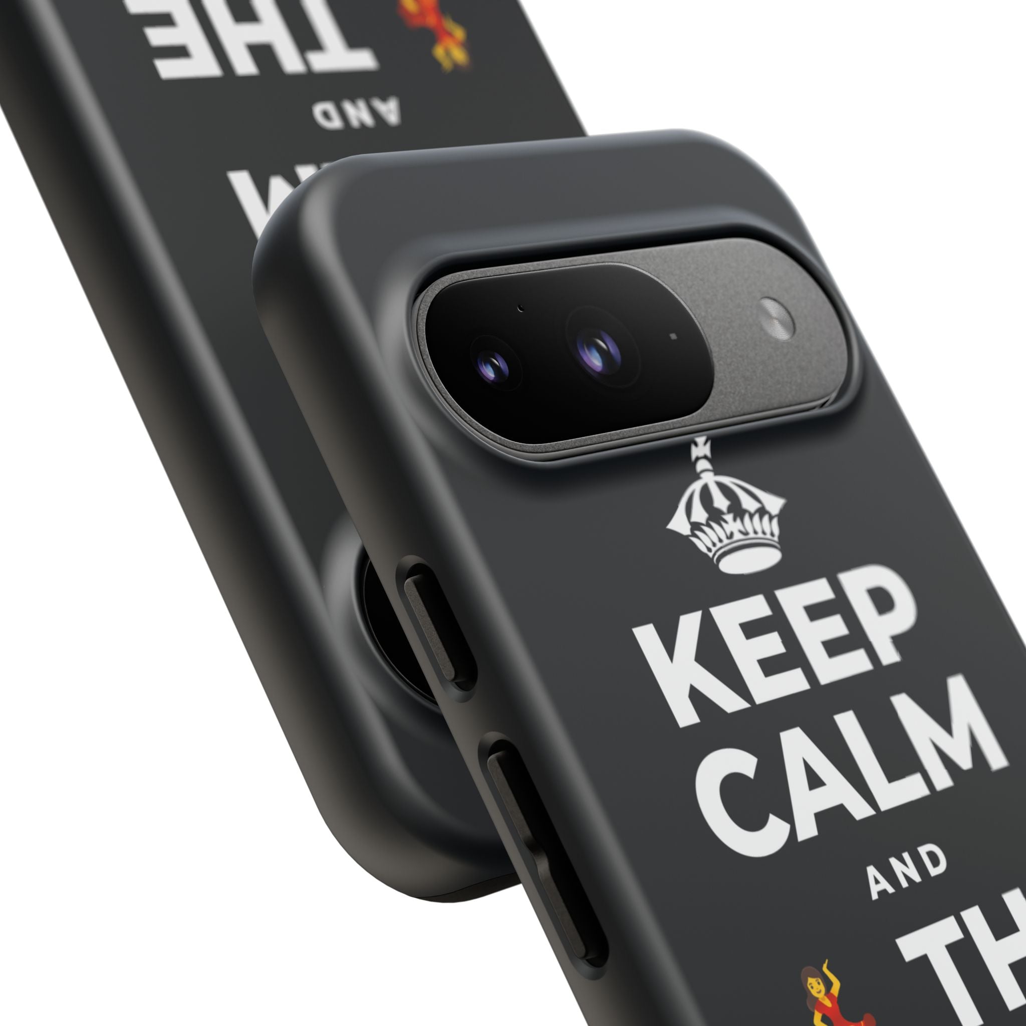KEEP CALM AND 💃 THE NIGHT AWAY Phone Case (Dark)