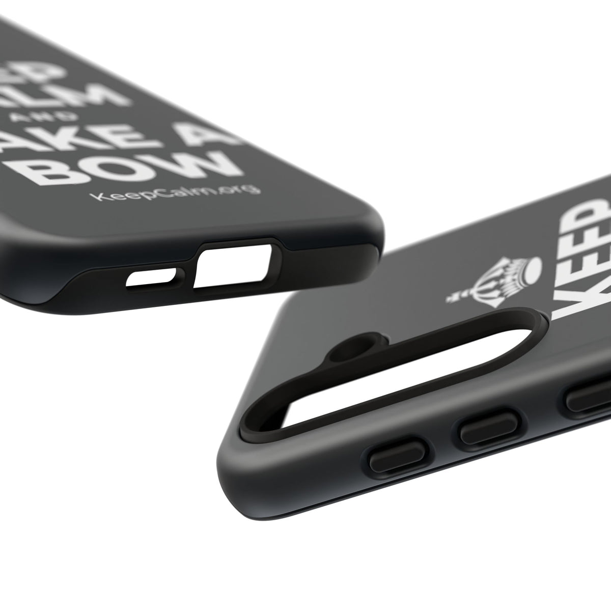 KEEP CALM AND TAKE A BOW Phone Case (Dark)