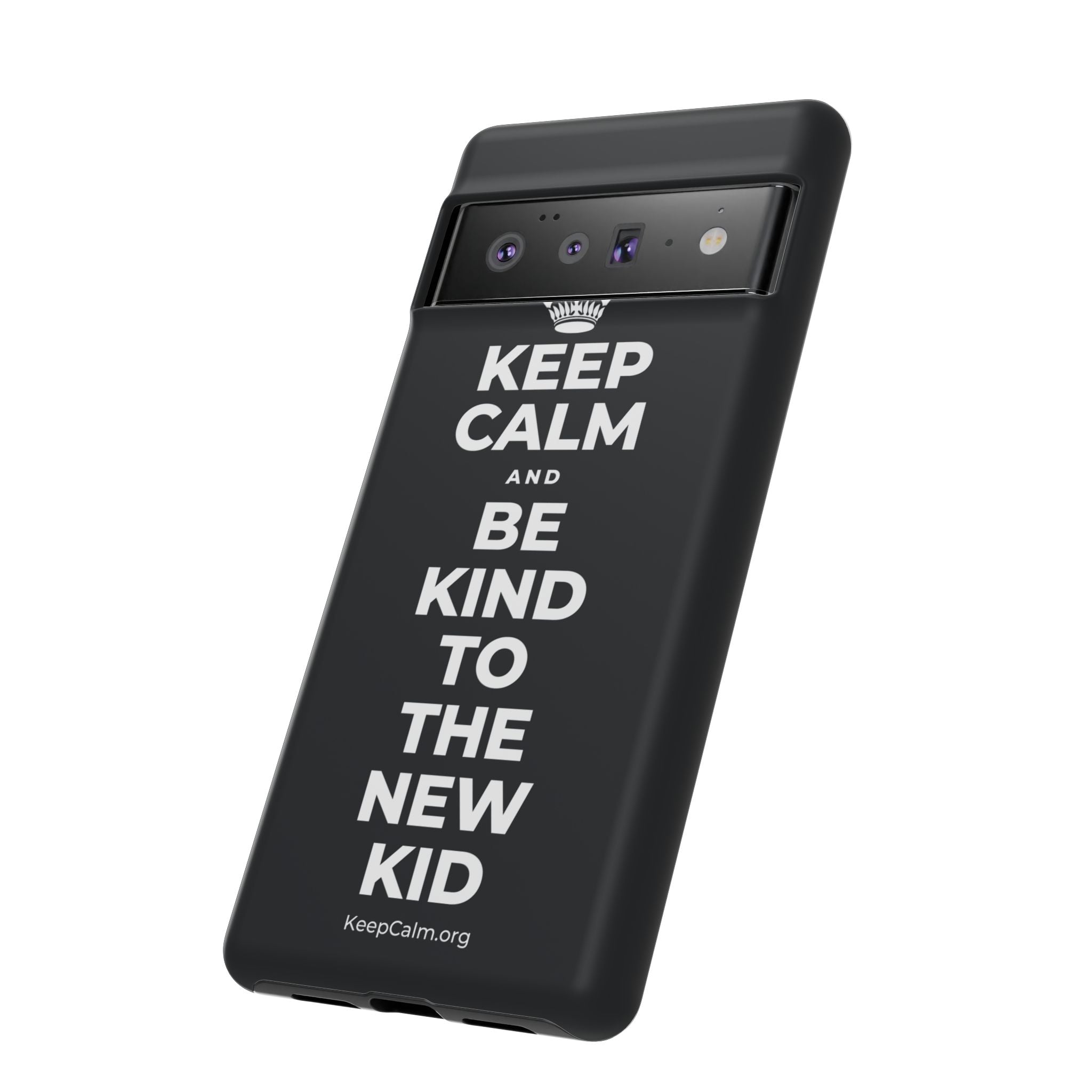 KEEP CALM AND BE KIND TO THE NEW KID Phone Case (Dark)