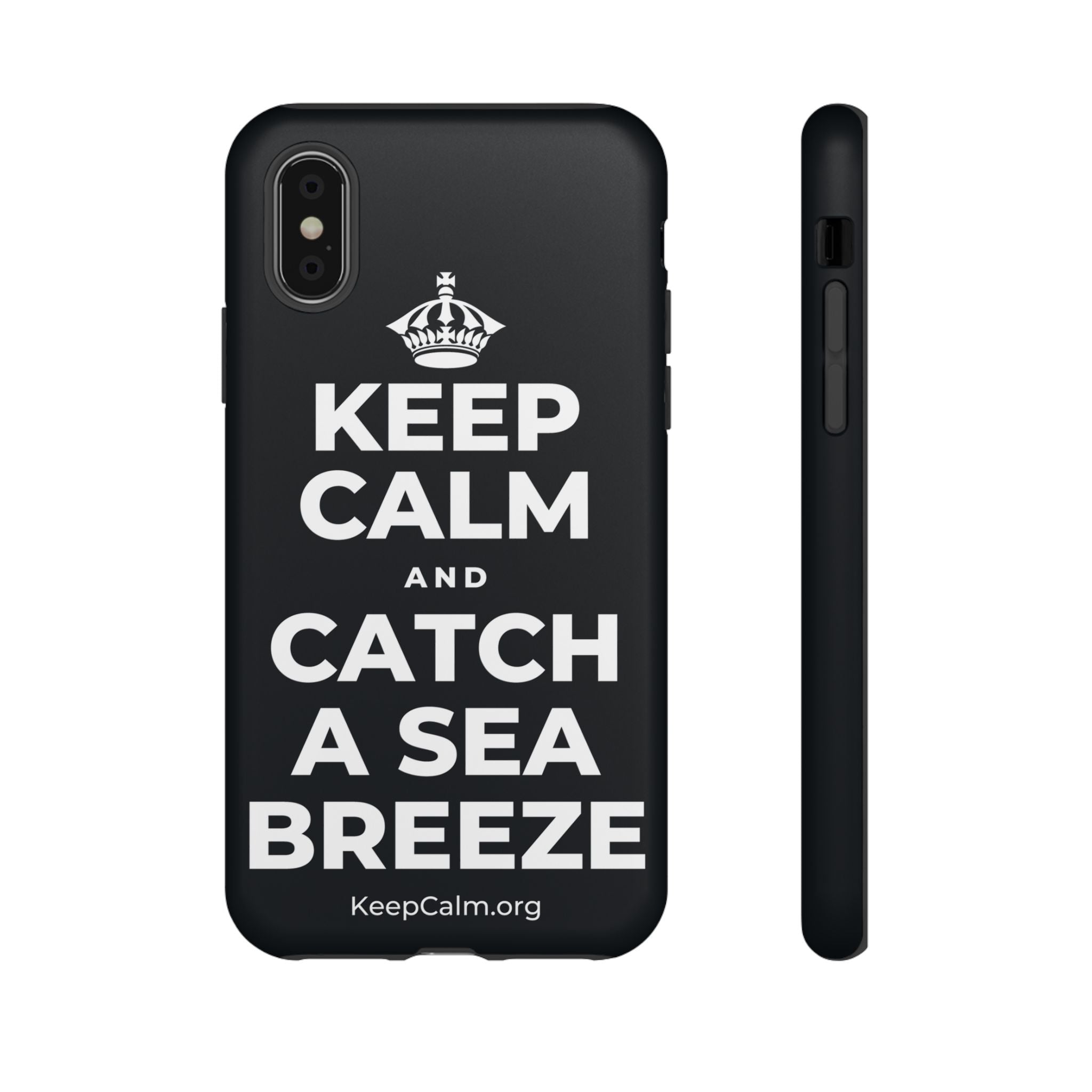 KEEP CALM AND CATCH A SEA BREEZE Phone Case (Dark)