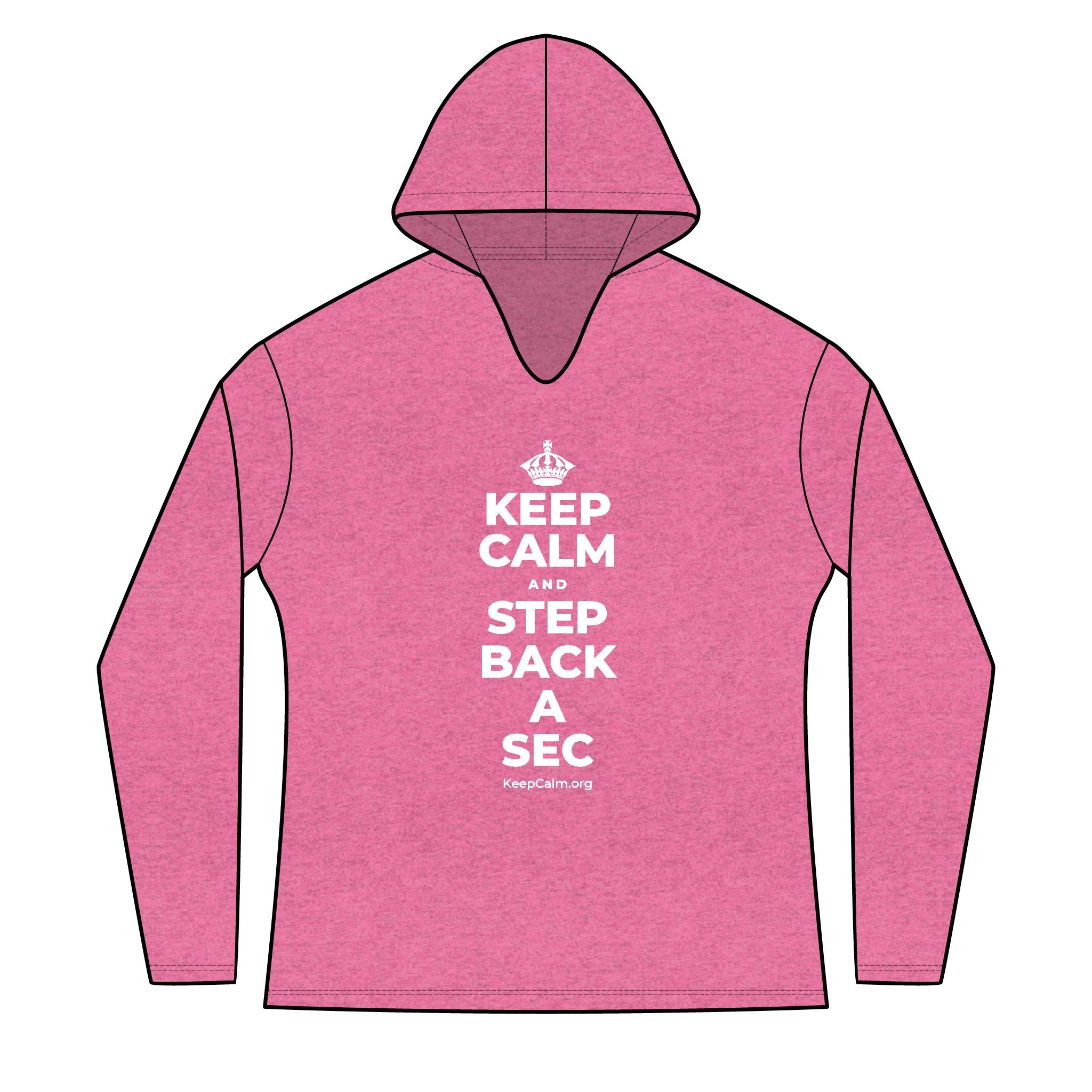KEEP CALM AND STEP BACK A SEC Women's Long Sleeve Hoodie