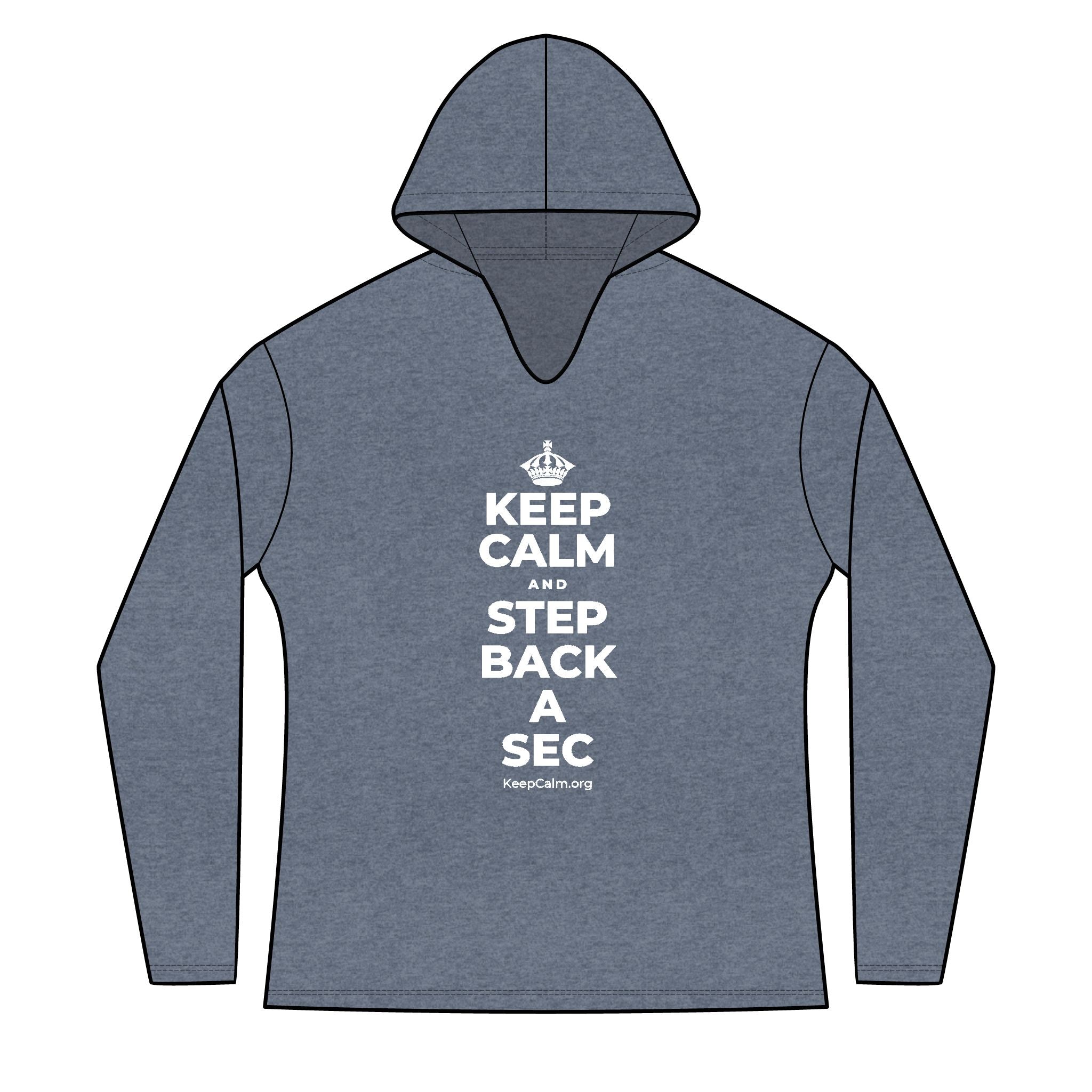 KEEP CALM AND STEP BACK A SEC Women's Long Sleeve Hoodie