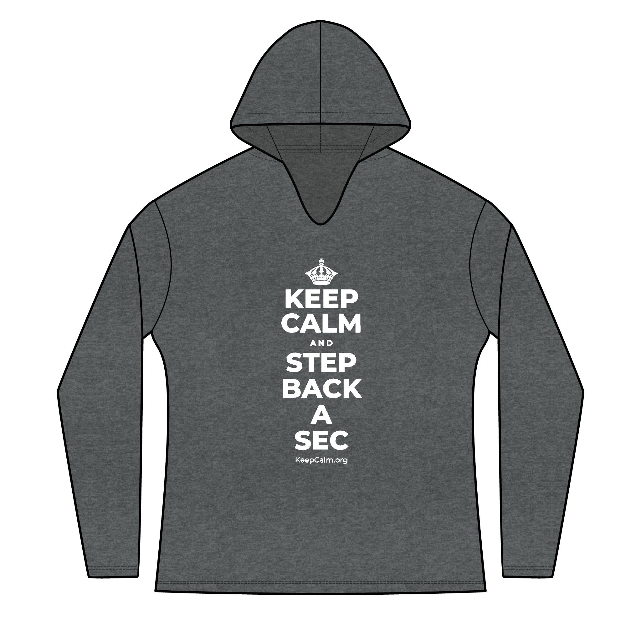 KEEP CALM AND STEP BACK A SEC Women's Long Sleeve Hoodie
