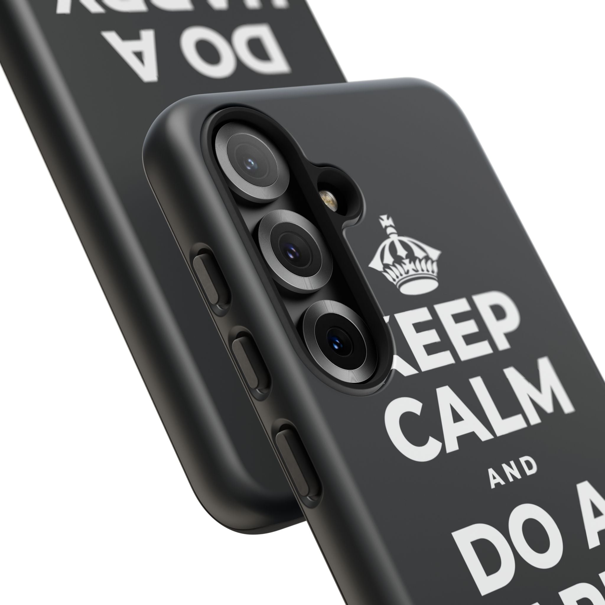 KEEP CALM AND DO A HAPPY LITTLE DANCE Phone Case (Dark)