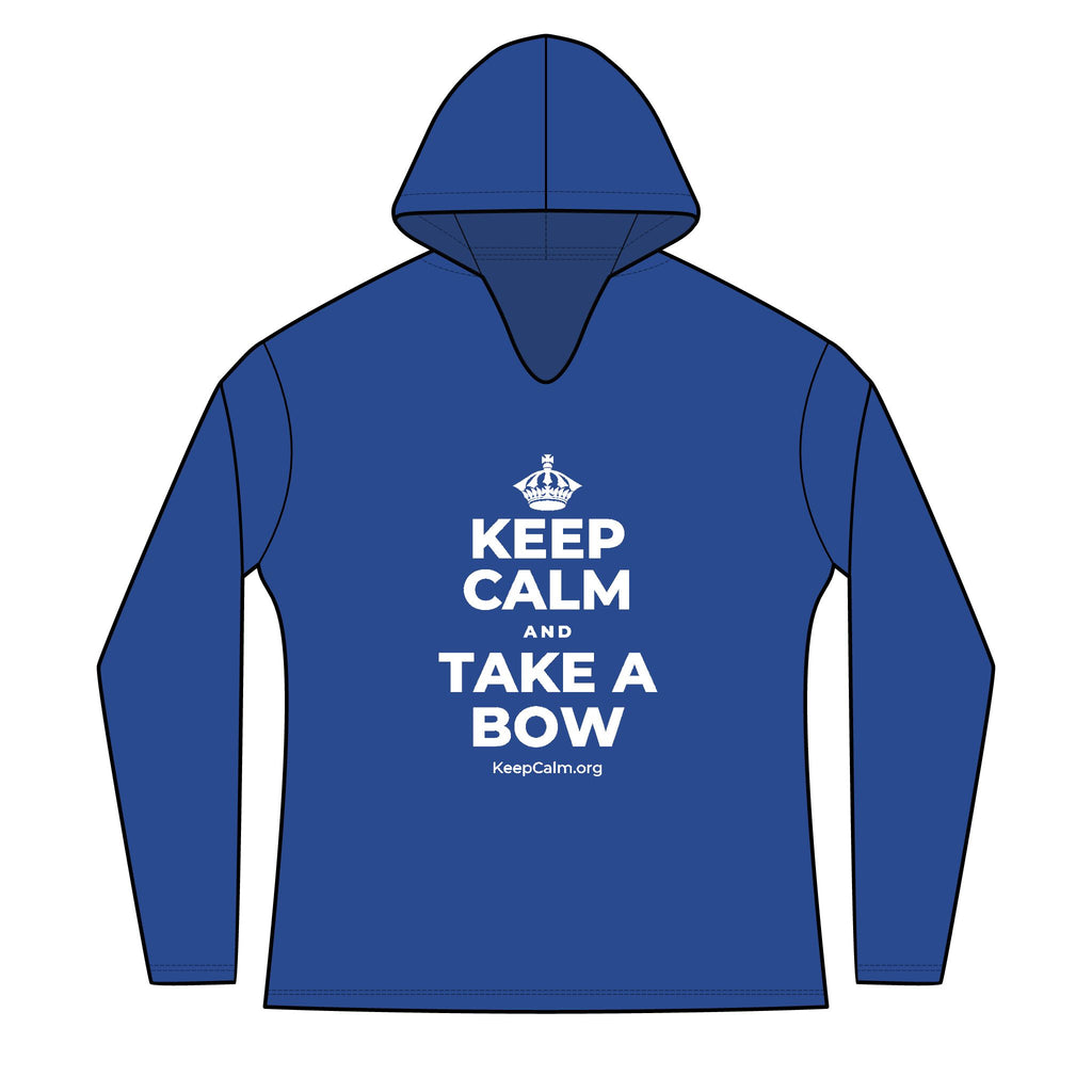 KEEP CALM AND TAKE A BOW Women's Long Sleeve Hoodie