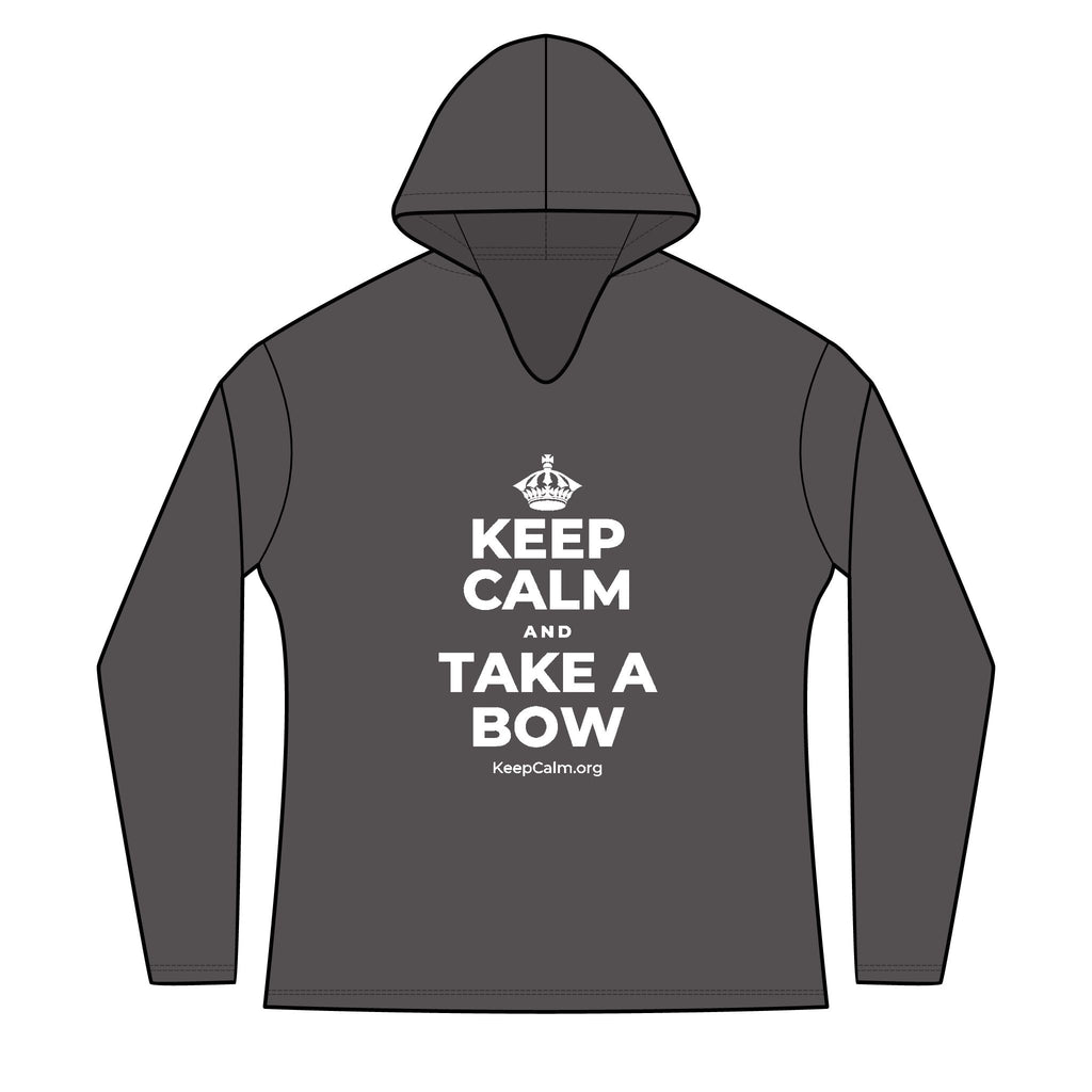 KEEP CALM AND TAKE A BOW Women's Long Sleeve Hoodie