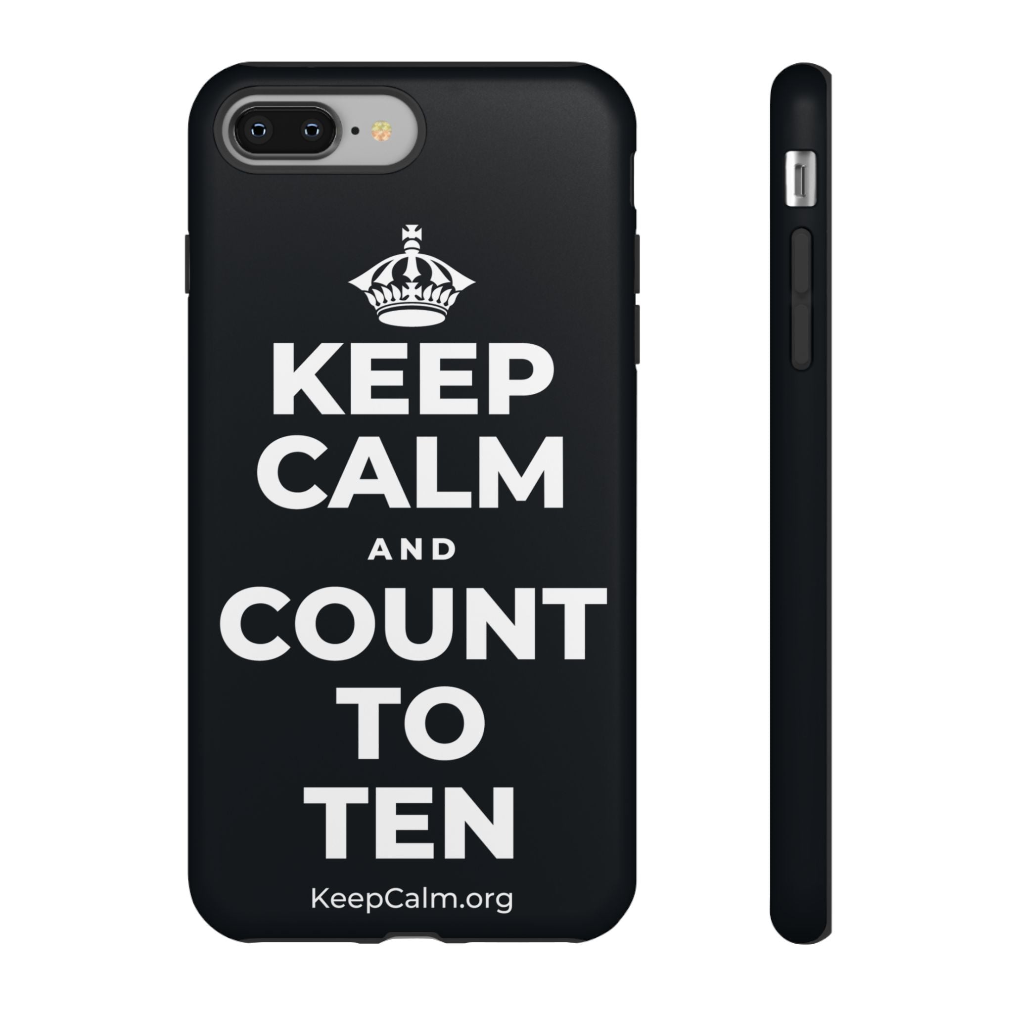 KEEP CALM AND COUNT TO TEN Phone Case (Dark)
