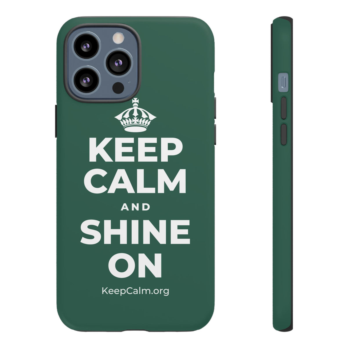 KEEP CALM AND SHINE ON Phone Case