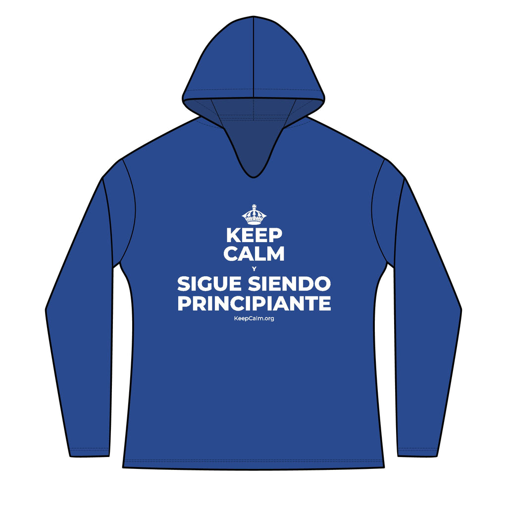 KEEP CALM Y SIGUE SIENDO PRINCIPIANTE Women's Long Sleeve Hoodie