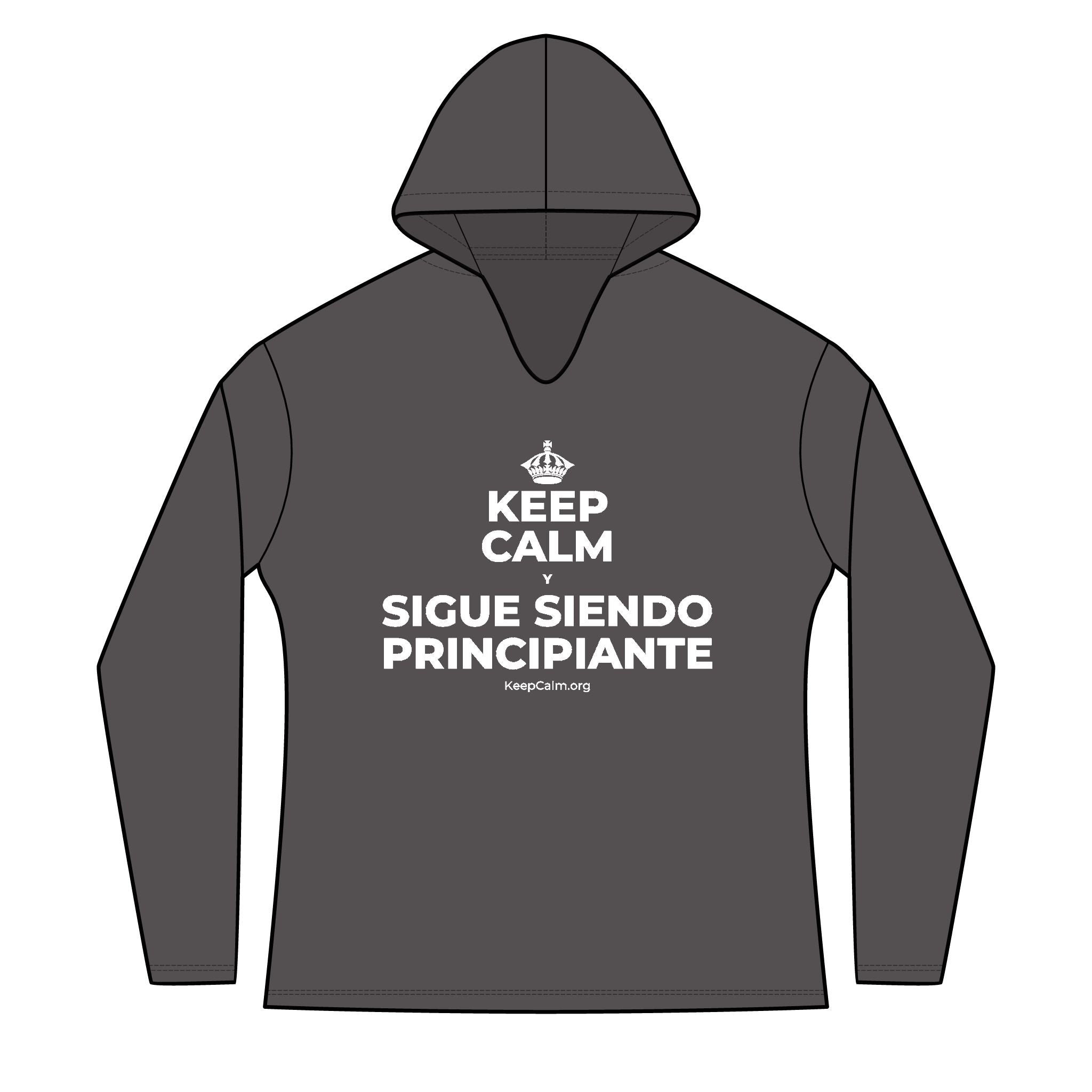 KEEP CALM Y SIGUE SIENDO PRINCIPIANTE Women's Long Sleeve Hoodie