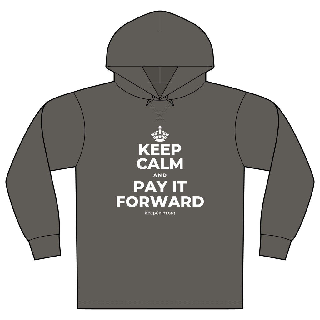 KEEP CALM AND PAY IT FORWARD Organic Hoodie Tee