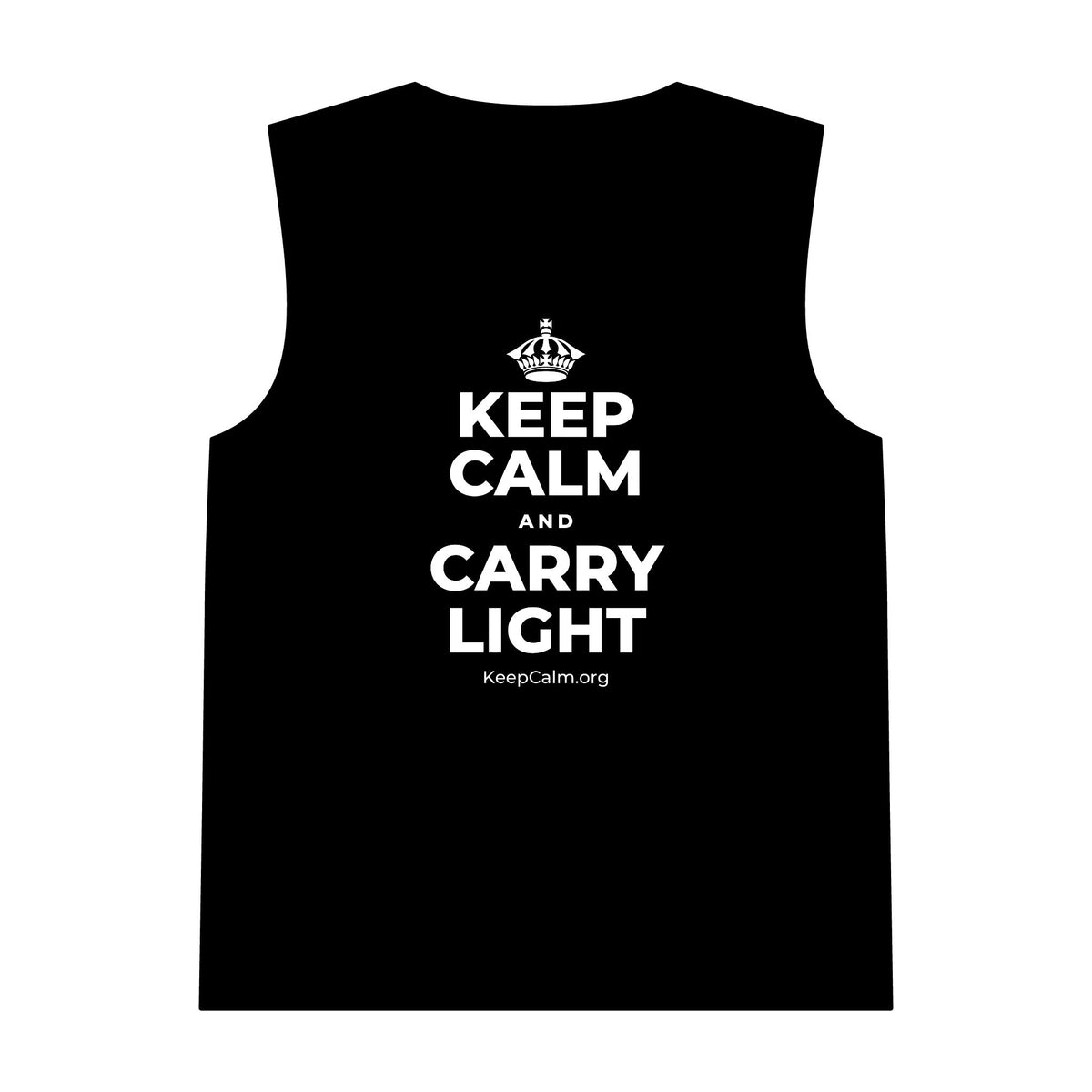 KEEP CALM AND CARRY LIGHT Tank Top