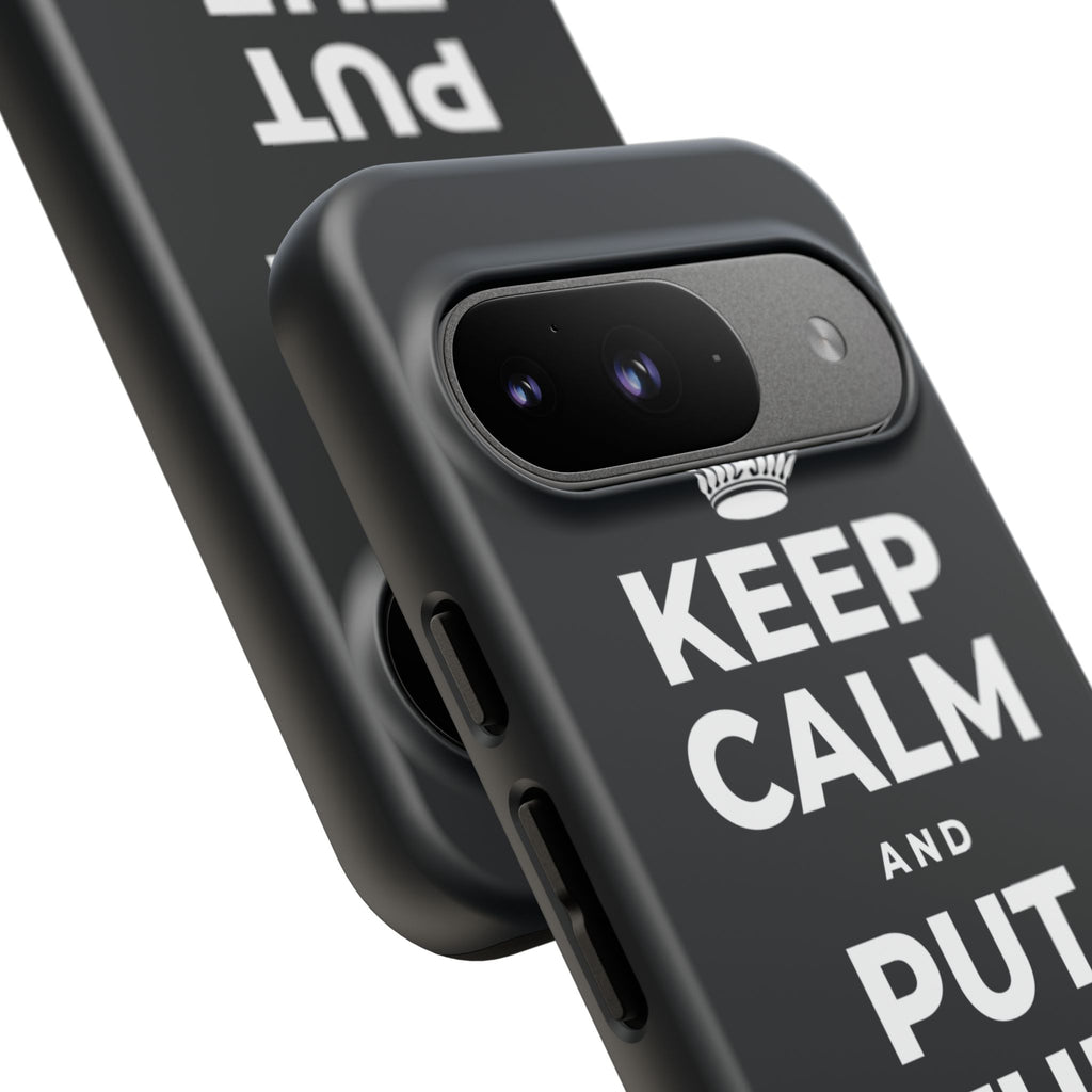 KEEP CALM AND PUT THE PHONE DOWN Phone Case (Dark)