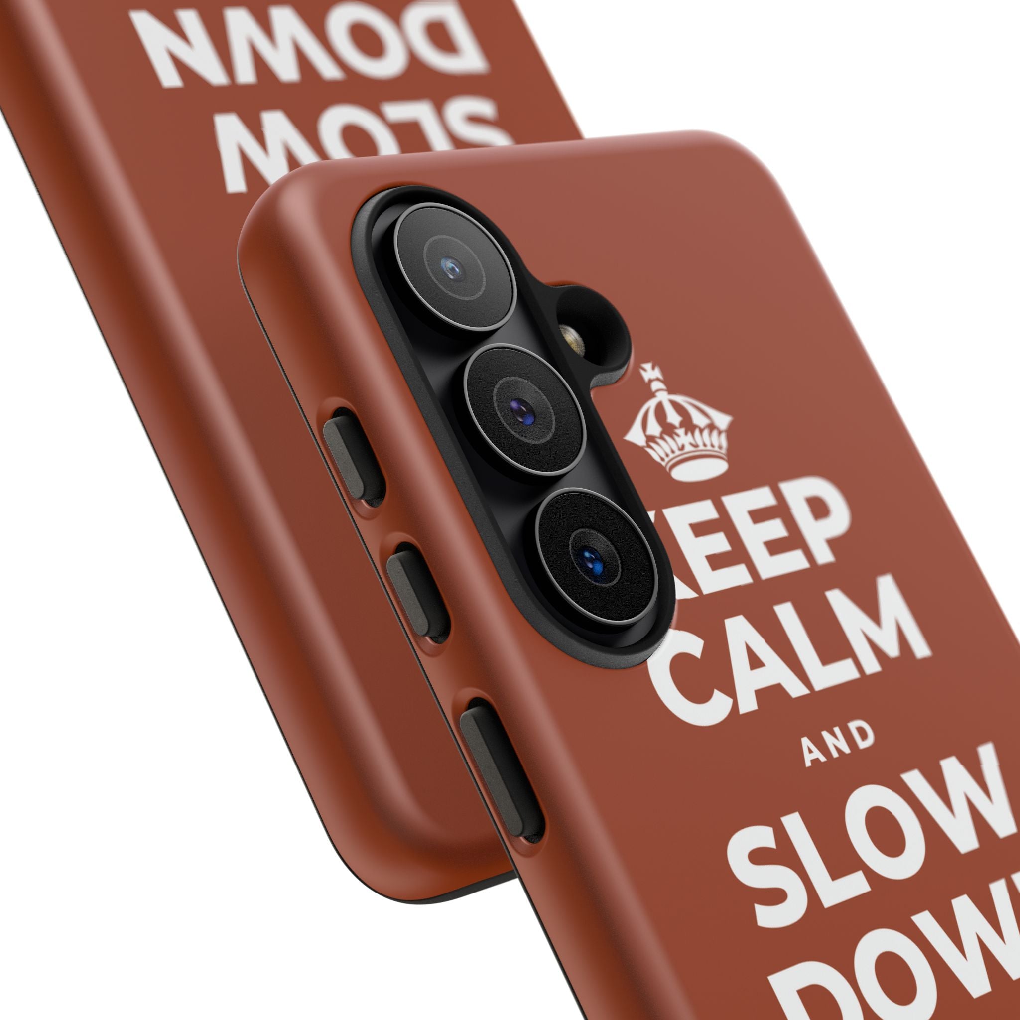 KEEP CALM AND SLOW DOWN WITH THE SEASON Phone Case