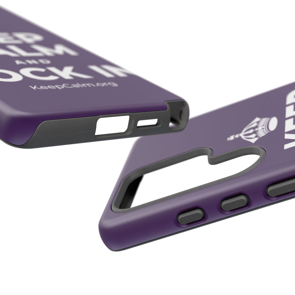 KEEP CALM AND LOCK IN Phone Case