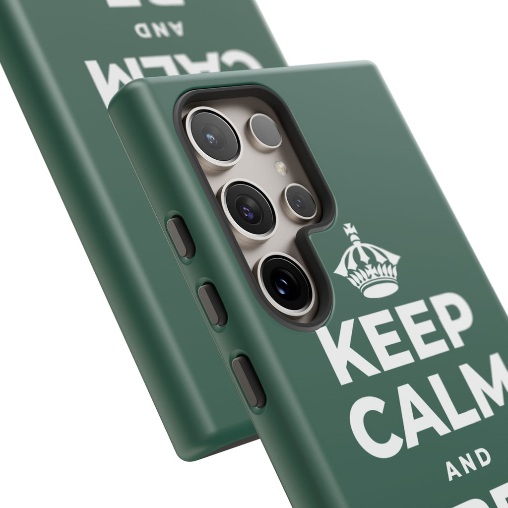 KEEP CALM AND BE HUMAN Phone Case