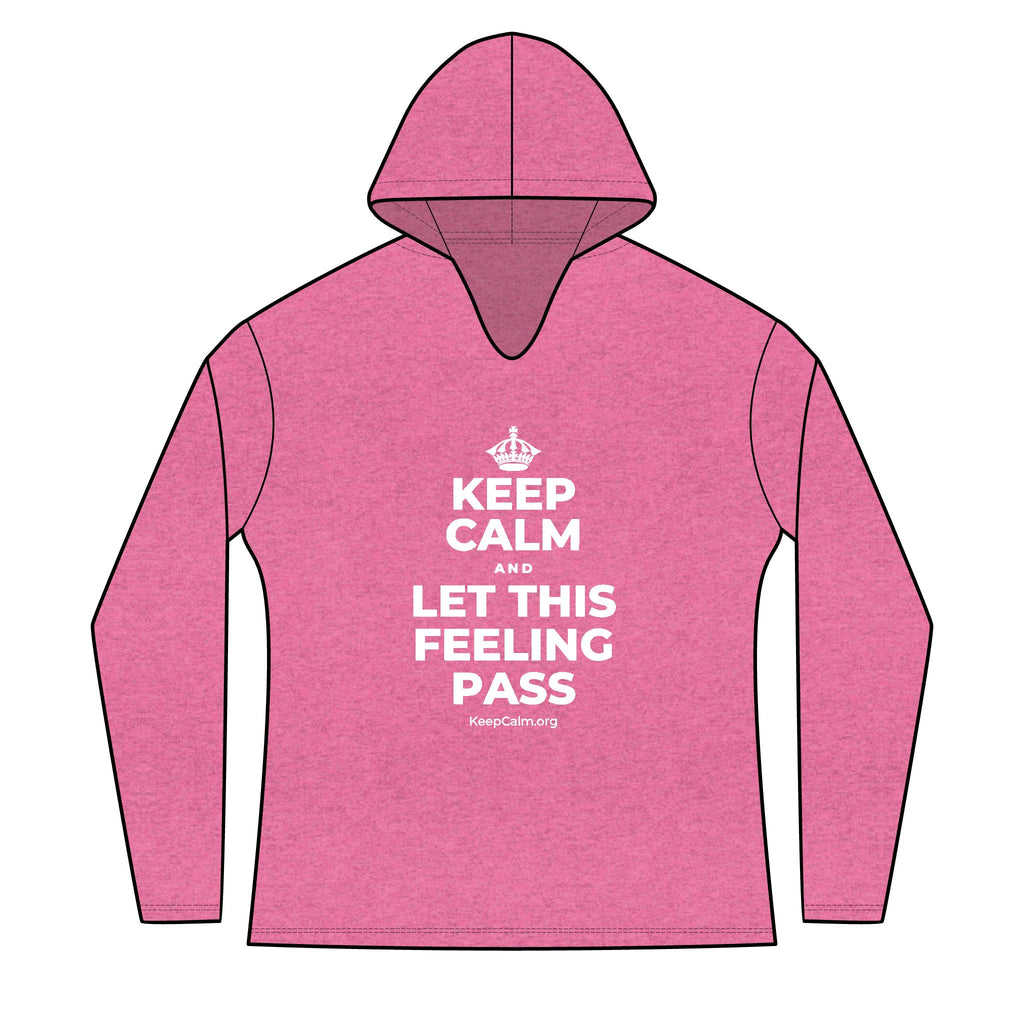 KEEP CALM AND LET THIS FEELING PASS Women's Long Sleeve Hoodie