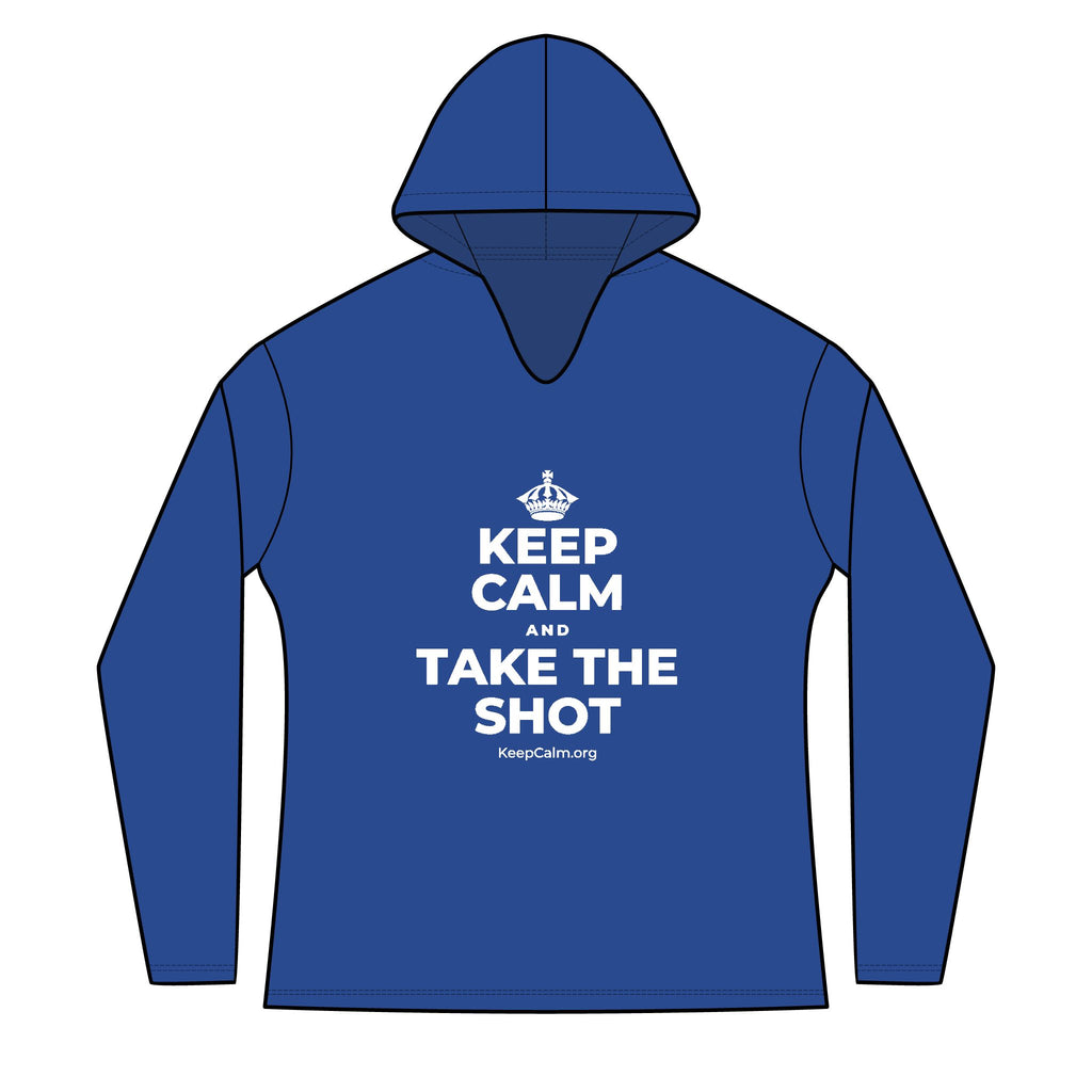 KEEP CALM AND TAKE THE SHOT Women's Long Sleeve Hoodie