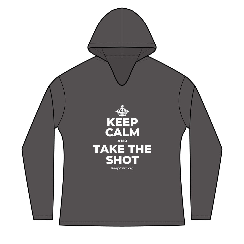 KEEP CALM AND TAKE THE SHOT Women's Long Sleeve Hoodie