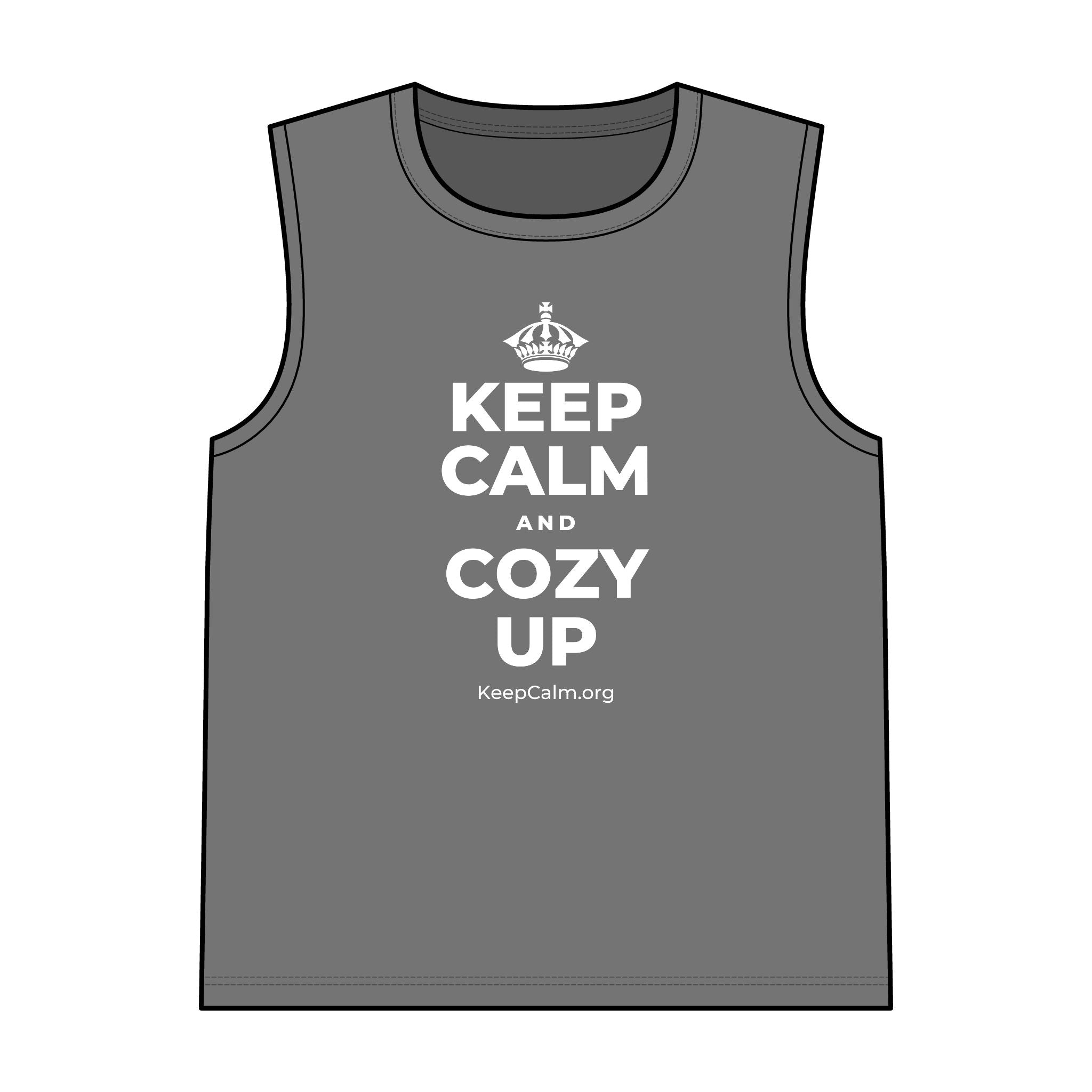 KEEP CALM AND COZY UP Tank Top