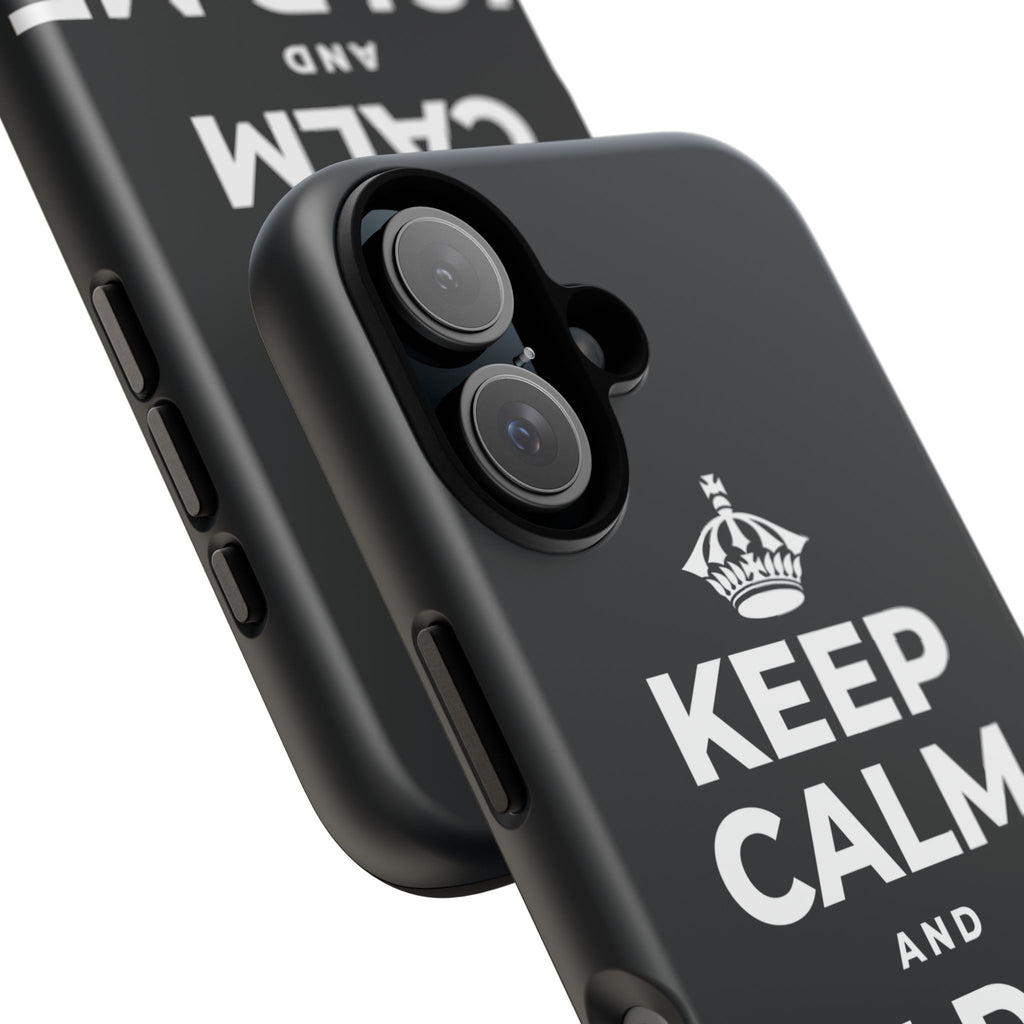 KEEP CALM AND HOLD ME CLOSE Phone Case (Dark)