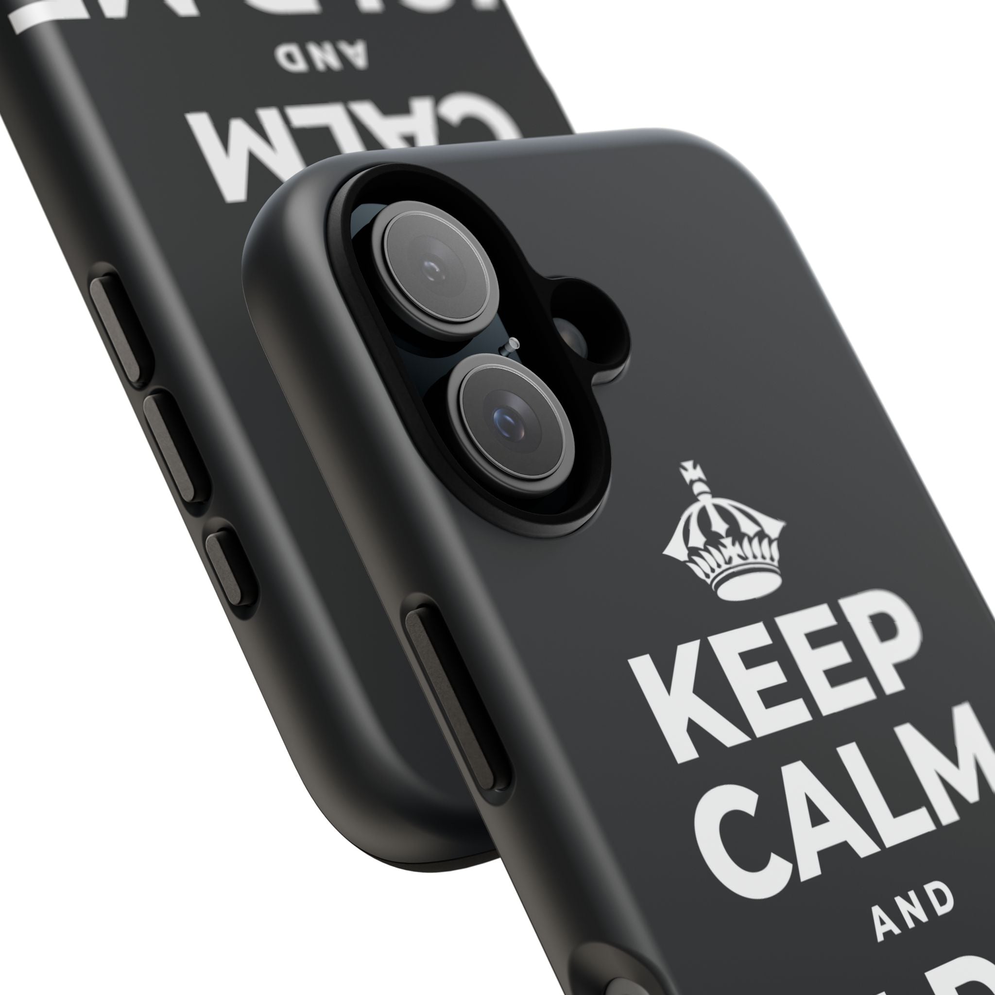 KEEP CALM AND HOLD ME CLOSE Phone Case (Dark)