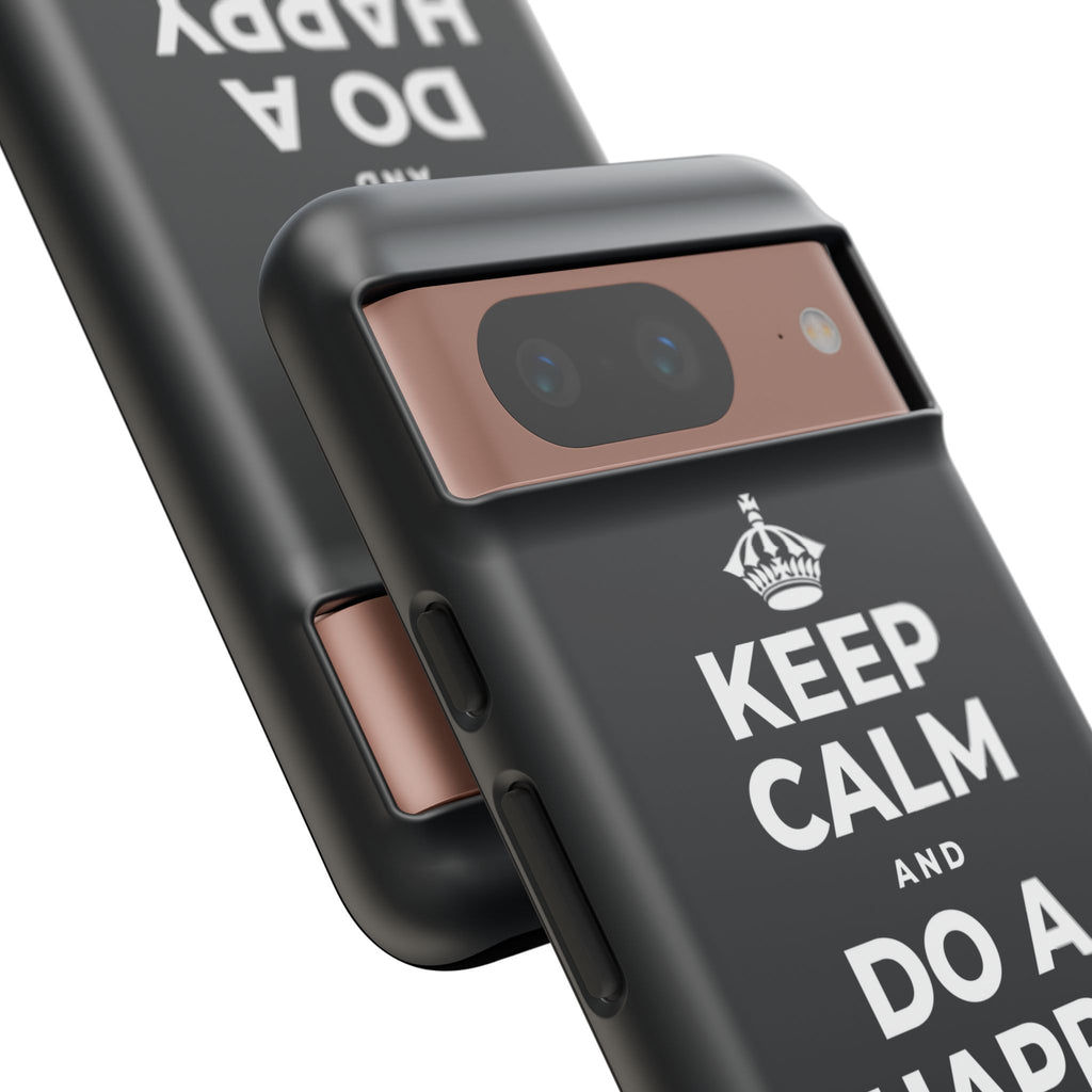 KEEP CALM AND DO A HAPPY LITTLE DANCE Phone Case (Dark)